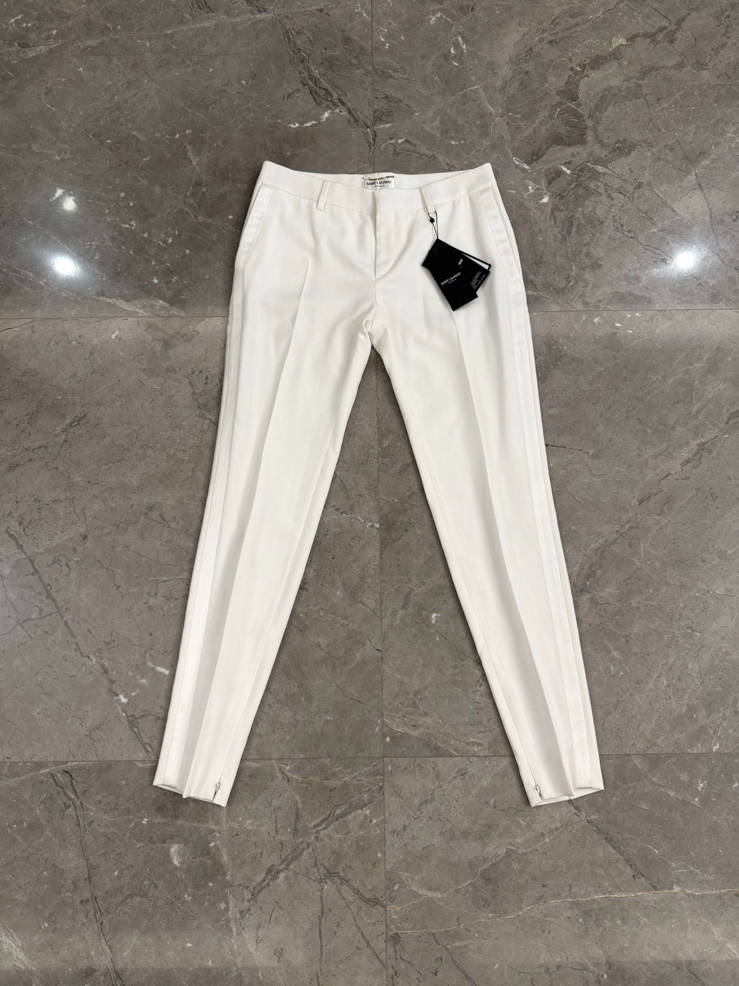 Saint Laurent Paris Saint Laurent Le Smoking Tuxedo Trousers Size FR 36 Size 26" / US 2 / IT 38 - 2 Thumbnail