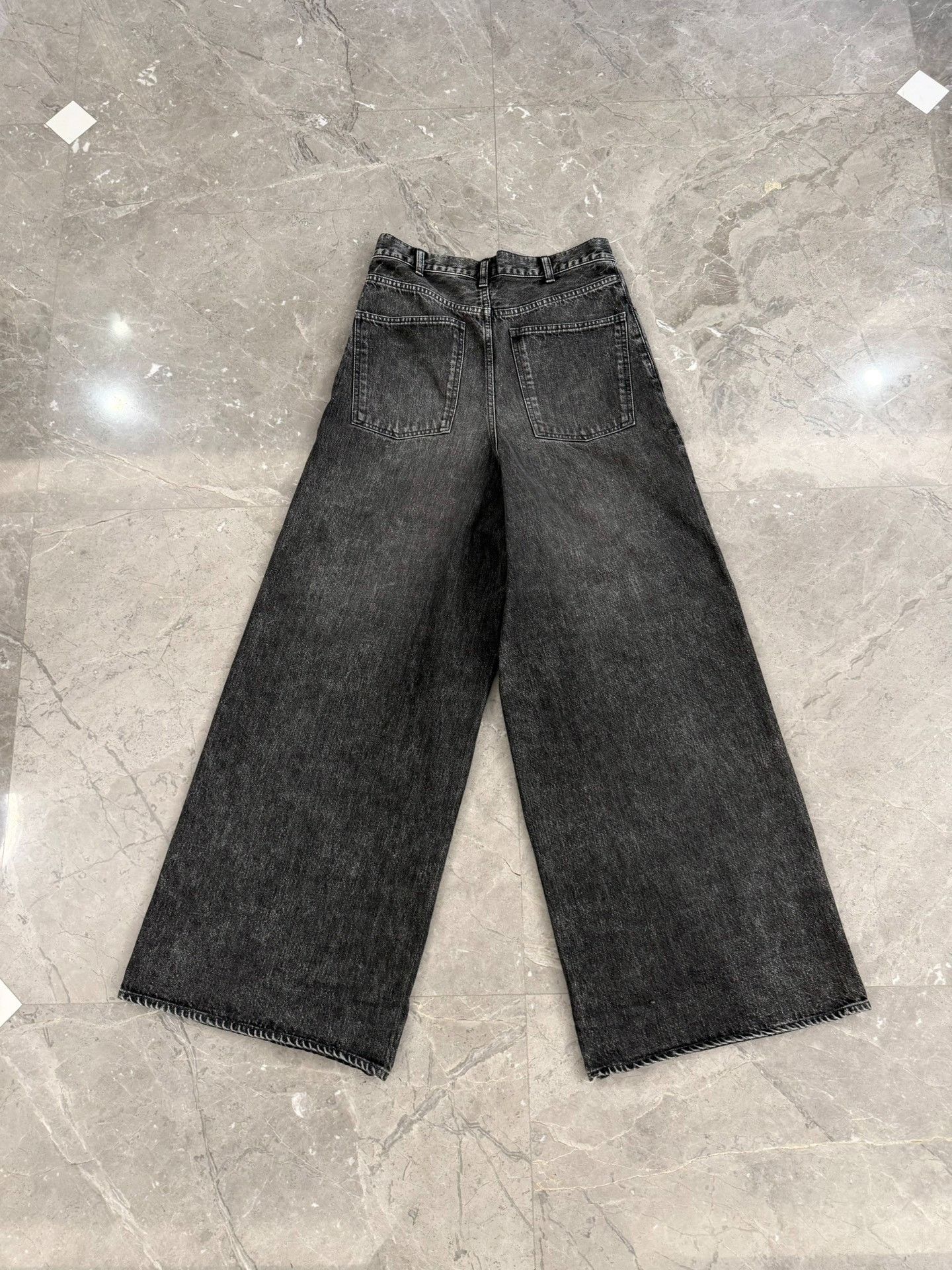 Celine Celine 22SS Washed Black Denim Jeans Size 27 Size US 27 - 3 Thumbnail