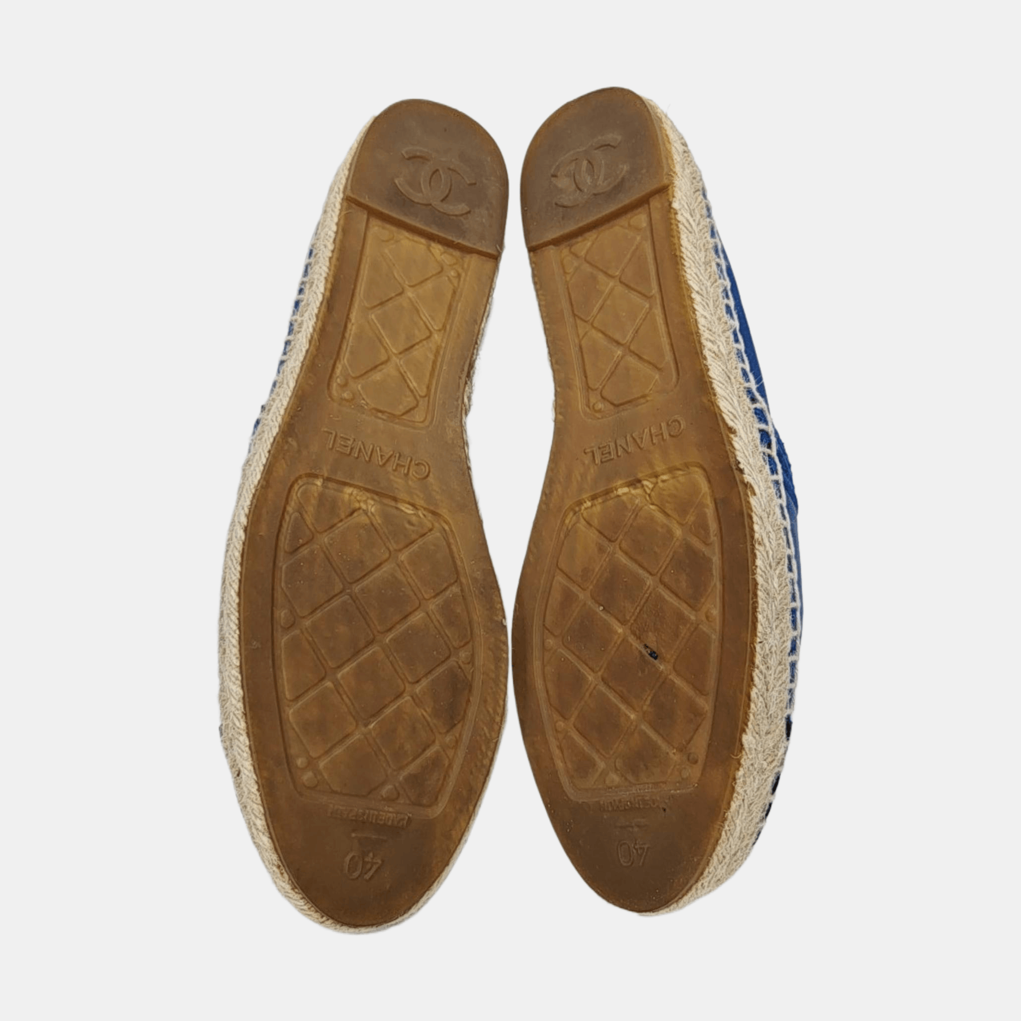 Chanel Chanel Blue Leather Espadrilles Size 40 Size US 9 / IT 39 - 5 Thumbnail