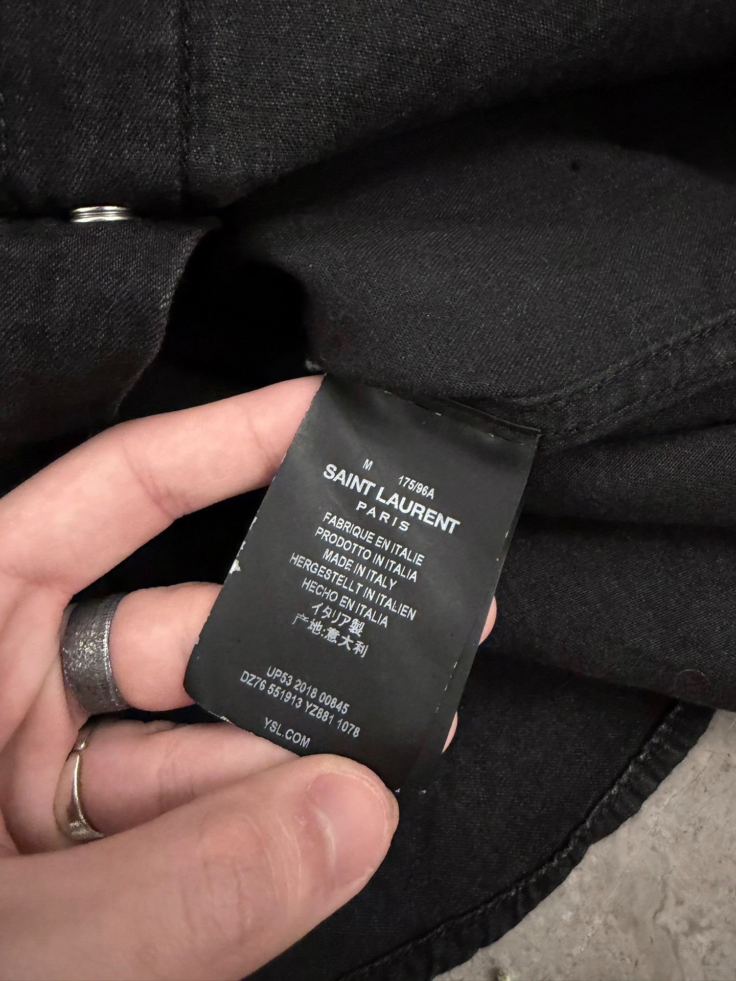 Saint Laurent Paris Saint Laurent Western Snap Button Shirt Size M Size US M / EU 48-50 / 2 - 9 Thumbnail