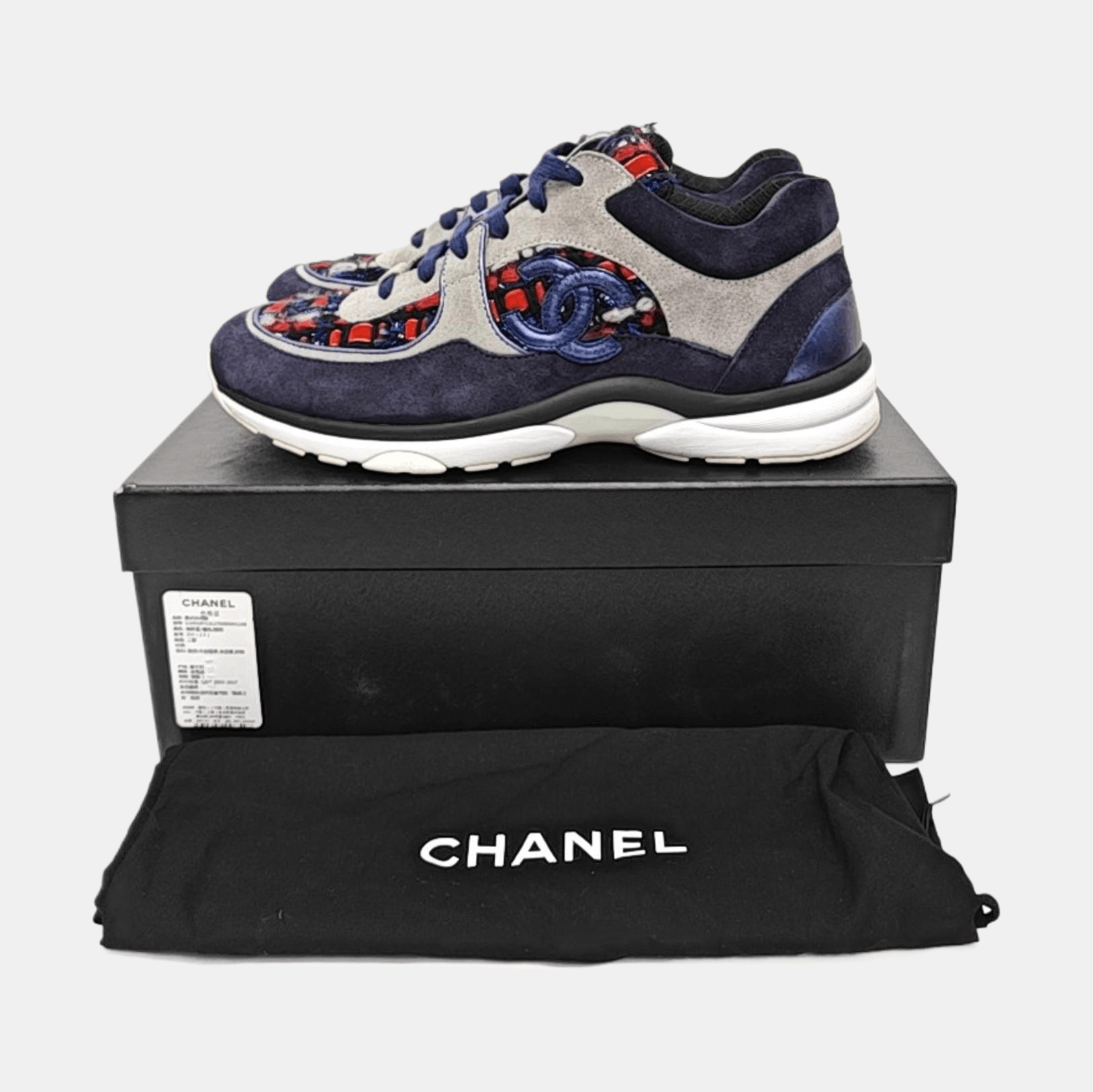Chanel Chanel Multicolor Low-Top Sneakers US 8 Size US 8 / EU 41 - 6 Thumbnail