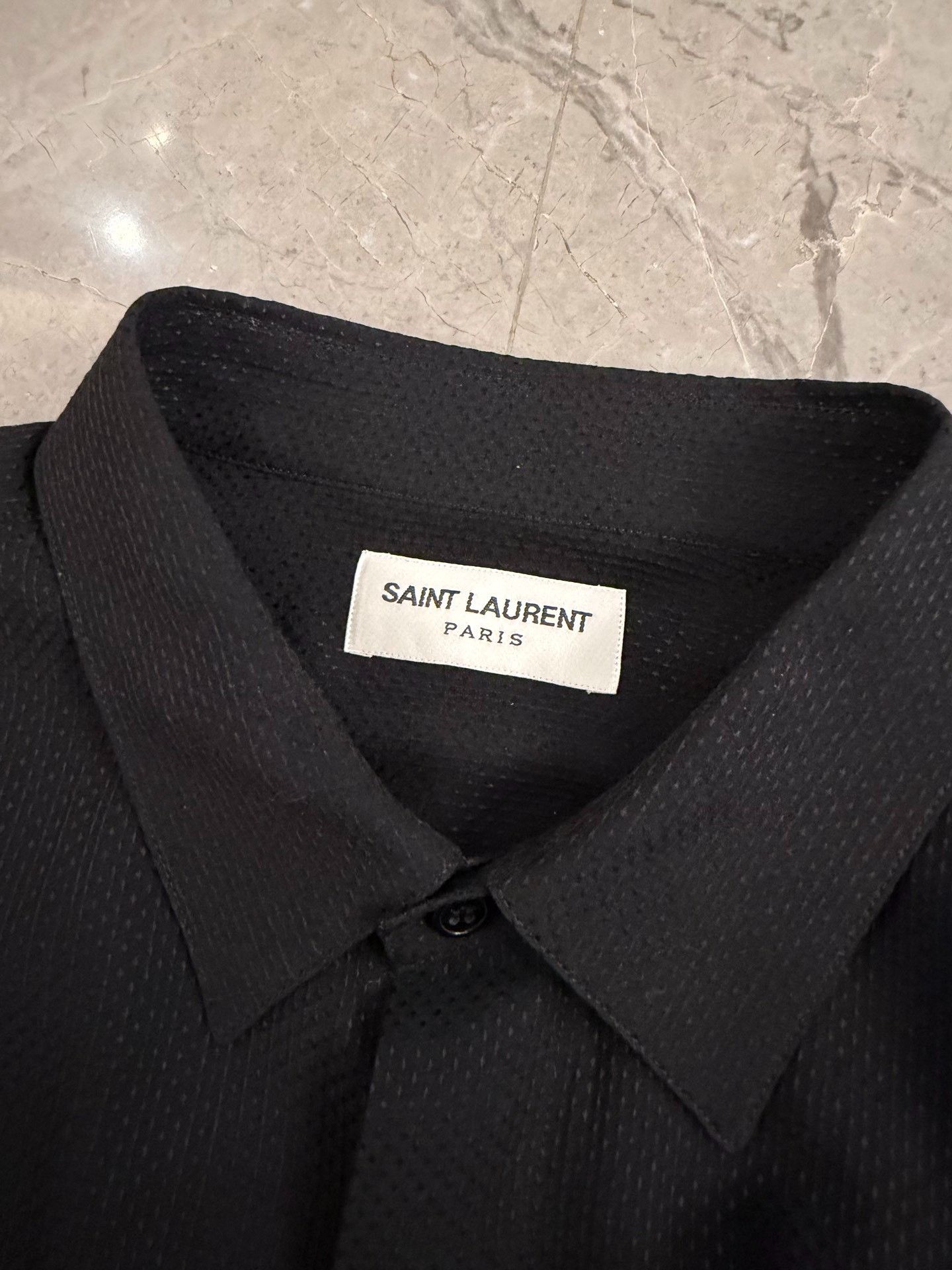 Saint Laurent Paris Saint Laurent Patterned Button Up Shirt Size M Size US M / EU 48-50 / 2 - 5 Thumbnail