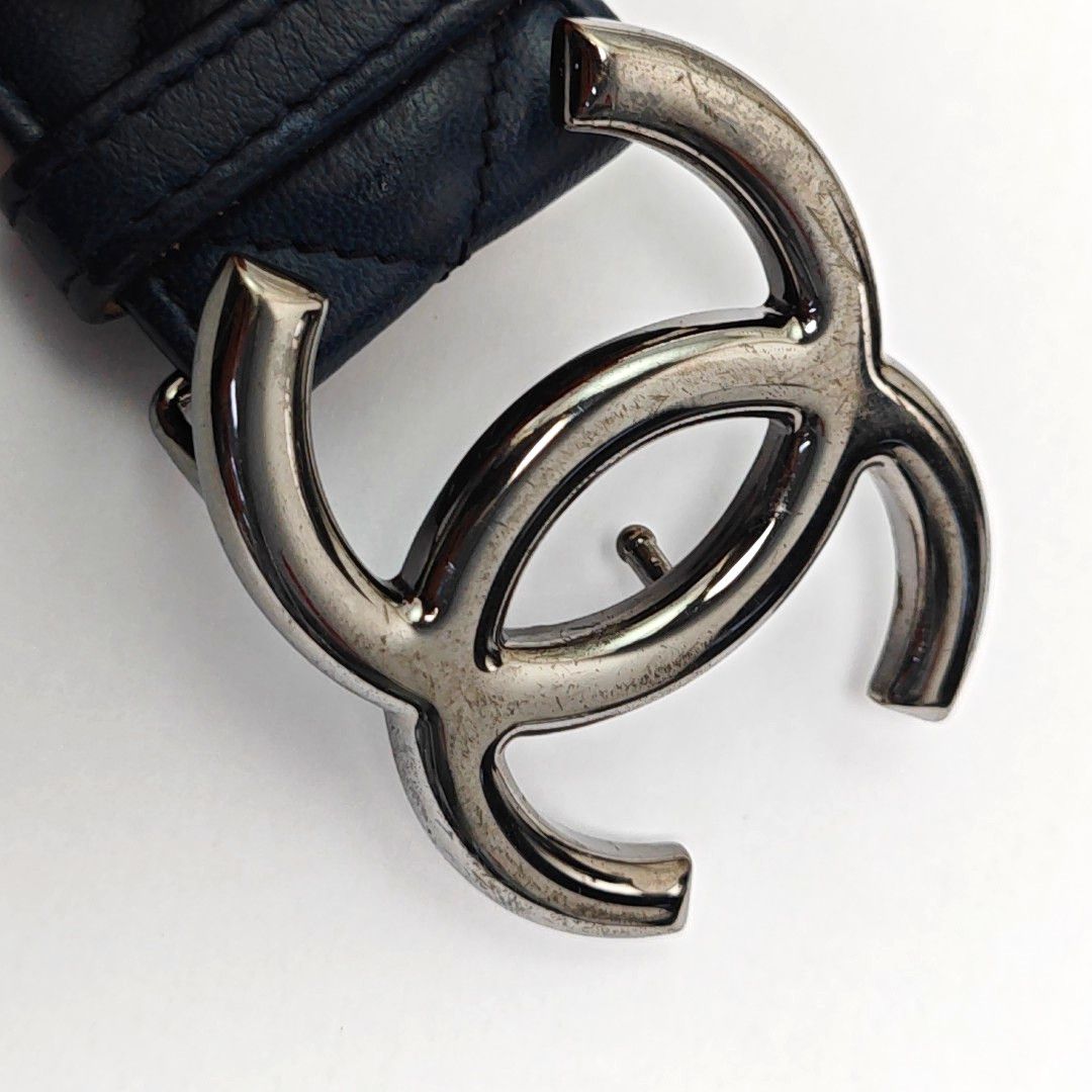 Chanel Chanel Quilted Leather CC Logo Belt Size ONE SIZE - 6 Thumbnail