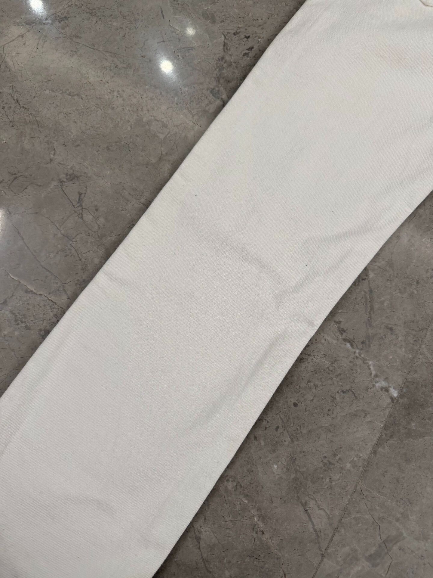Celine Celine M_SL_003 White Denim Jeans Size 27 Size US 27 - 5 Thumbnail