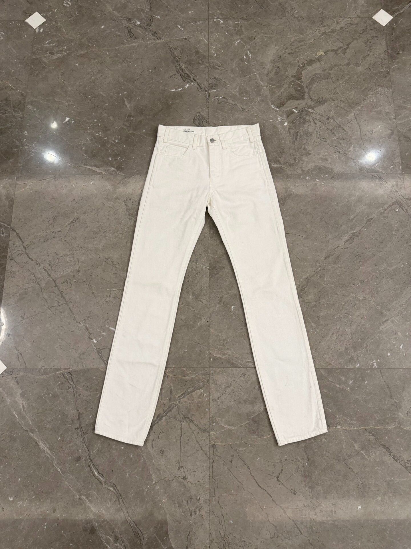 Celine Celine M_SL_003 White Denim Jeans Size 27 Size US 27 - 2 Thumbnail