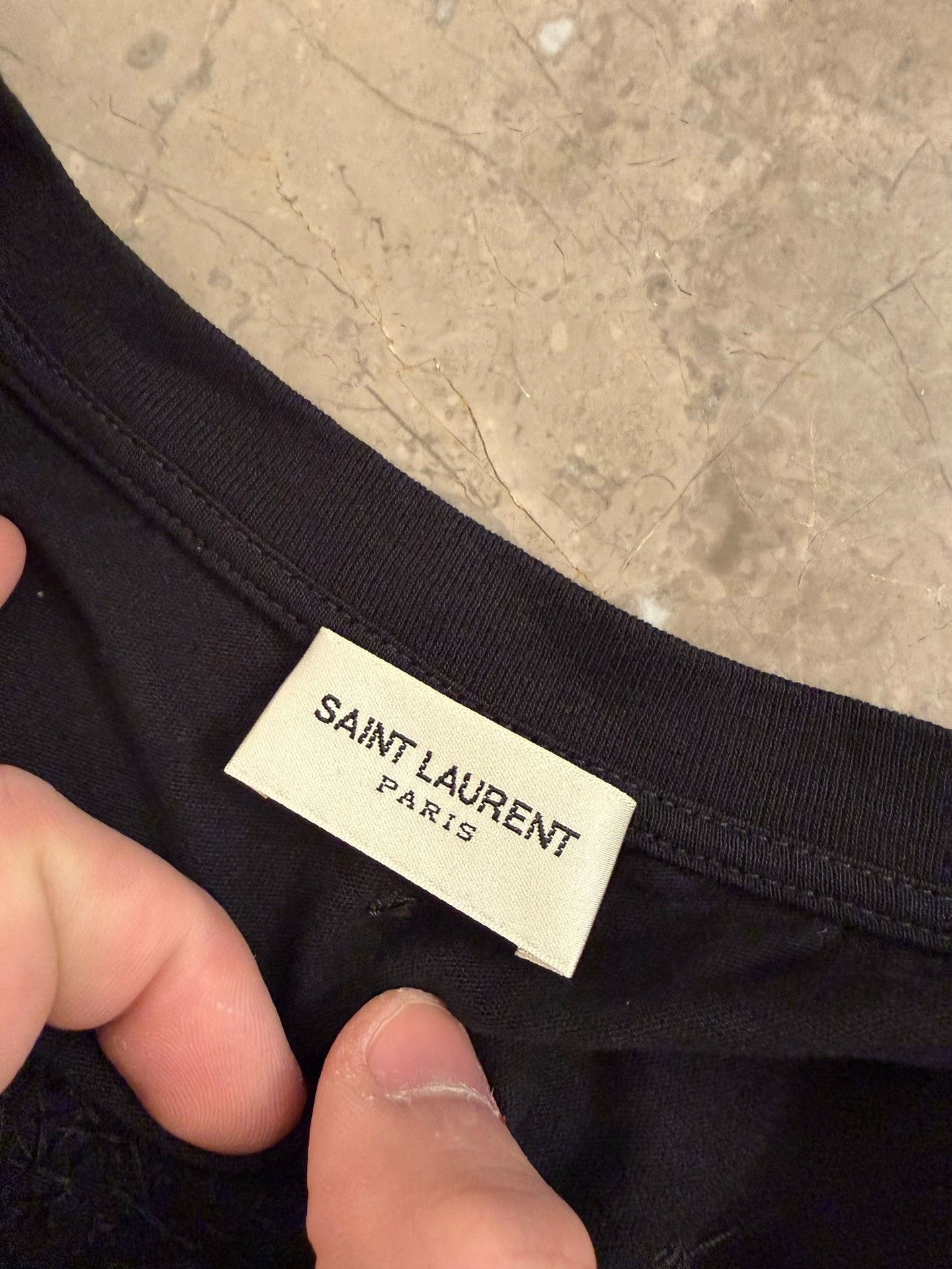 Saint Laurent Paris Saint Laurent Star Crystal T-Shirt Size S Size US S / EU 44-46 / 1 - 8 Thumbnail