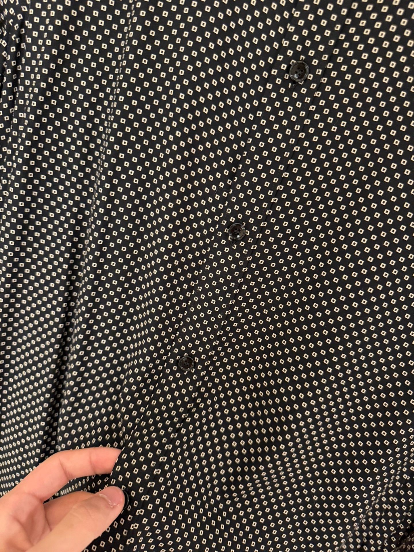 Celine Celine Geometric Print Button Up Shirt Size L Size US L / EU 52-54 / 3 - 5 Thumbnail