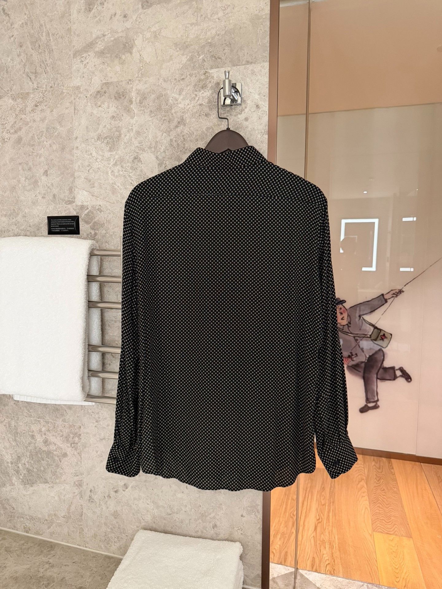 Celine Celine Geometric Print Button Up Shirt Size L Size US L / EU 52-54 / 3 - 3 Thumbnail