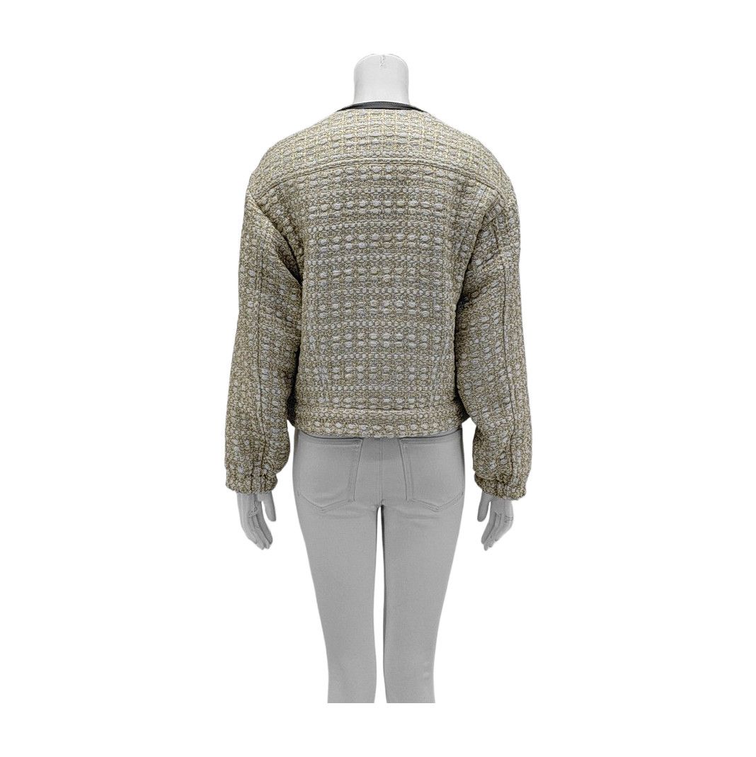 Louis Vuitton Louis Vuitton Textured Bomber Jacket Size 36 Size XS / US 0-2 / IT 36-38 - 2 Thumbnail