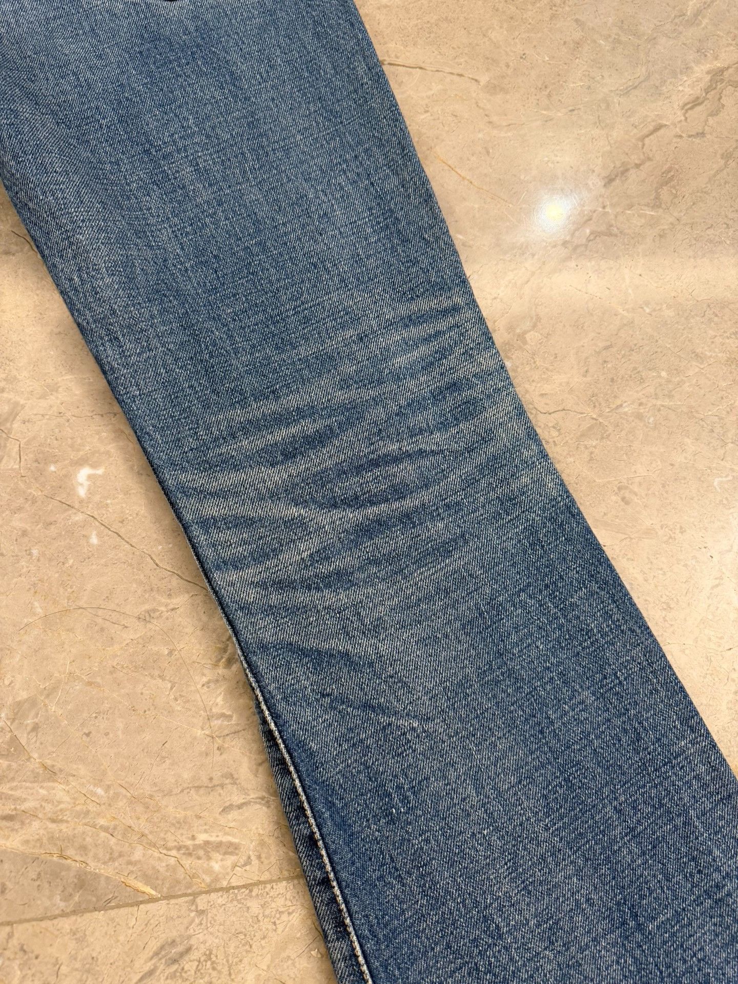 Celine Celine Triomphe Buckle Denim Jeans Size 27 Size US 27 - 8 Thumbnail