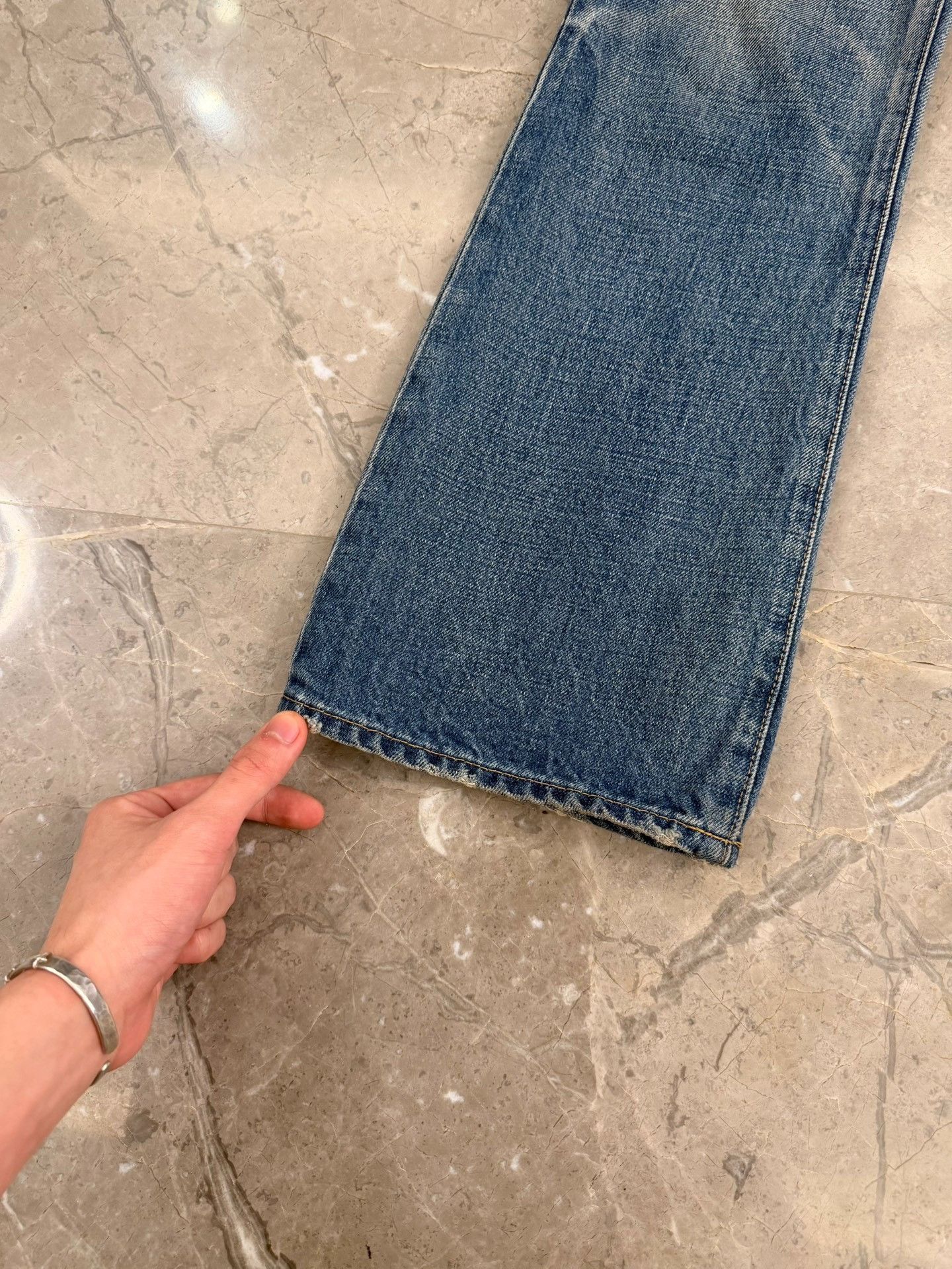 Celine Celine Triomphe Buckle Jeans Size 26 Size 26" / US 2 / IT 38 - 6 Thumbnail