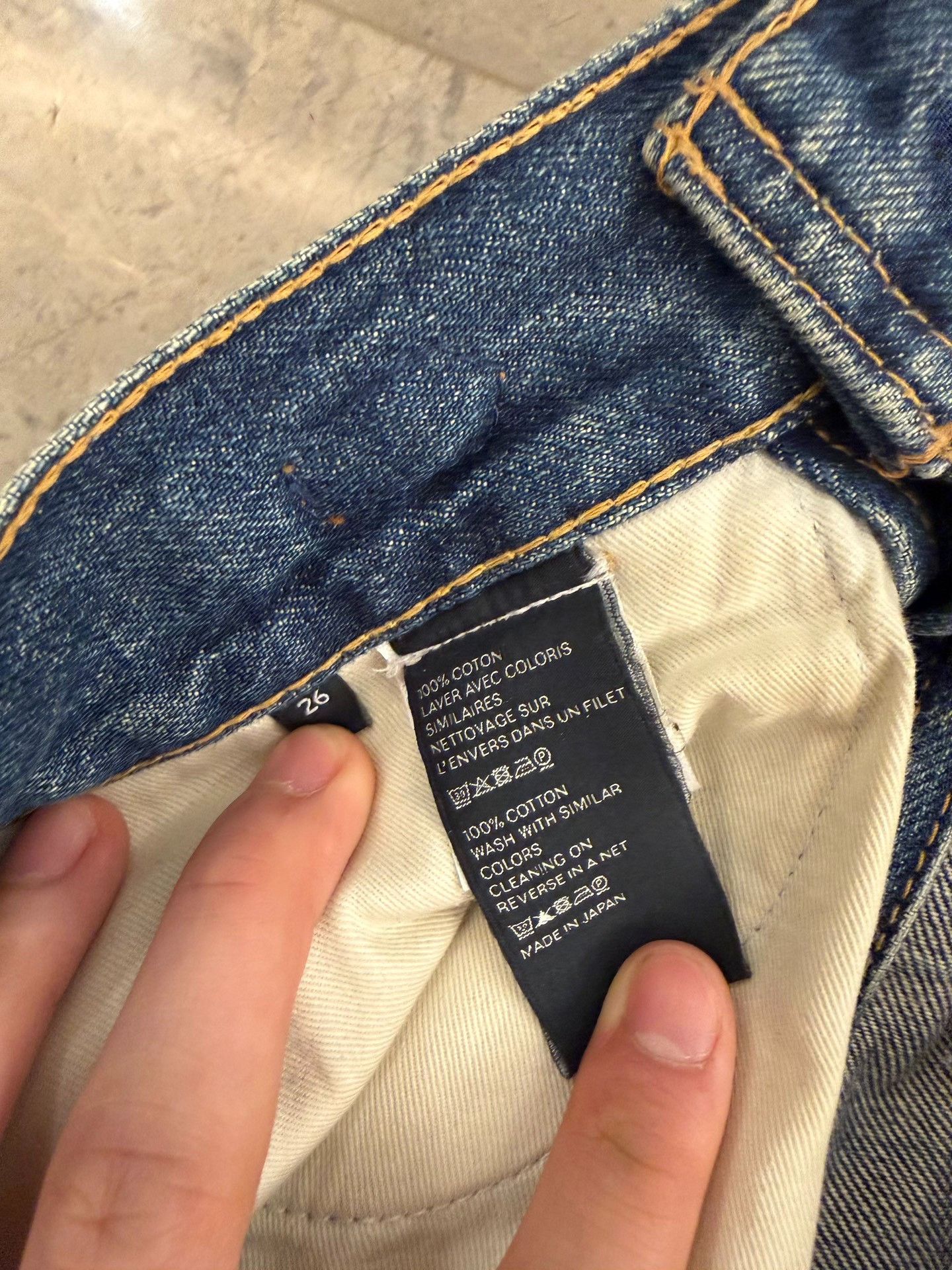 Celine Celine Triomphe Buckle Jeans Size 26 Size 26" / US 2 / IT 38 - 9 Thumbnail