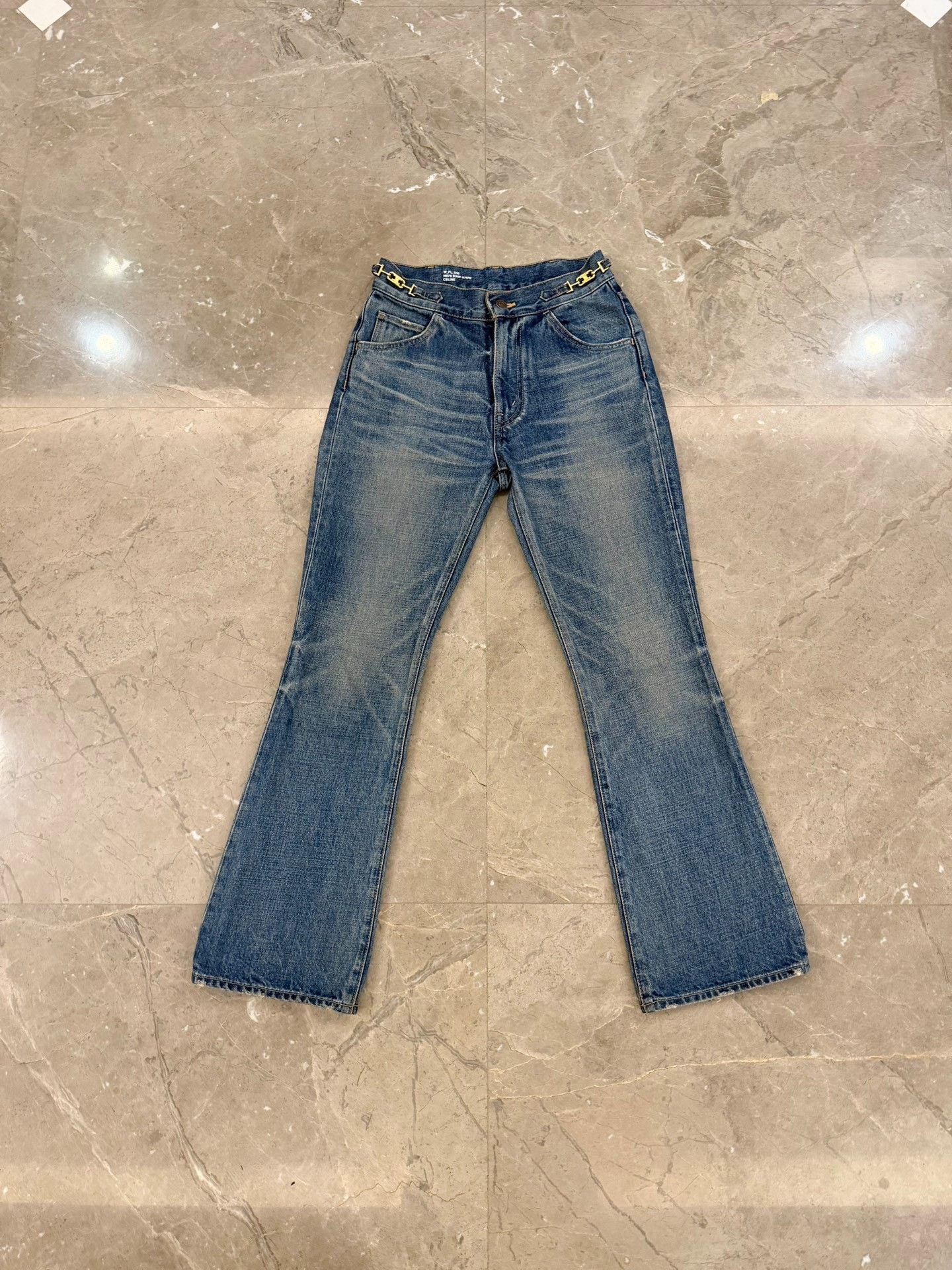 Celine Celine Triomphe Buckle Jeans Size 26 Size 26" / US 2 / IT 38 - 2 Thumbnail