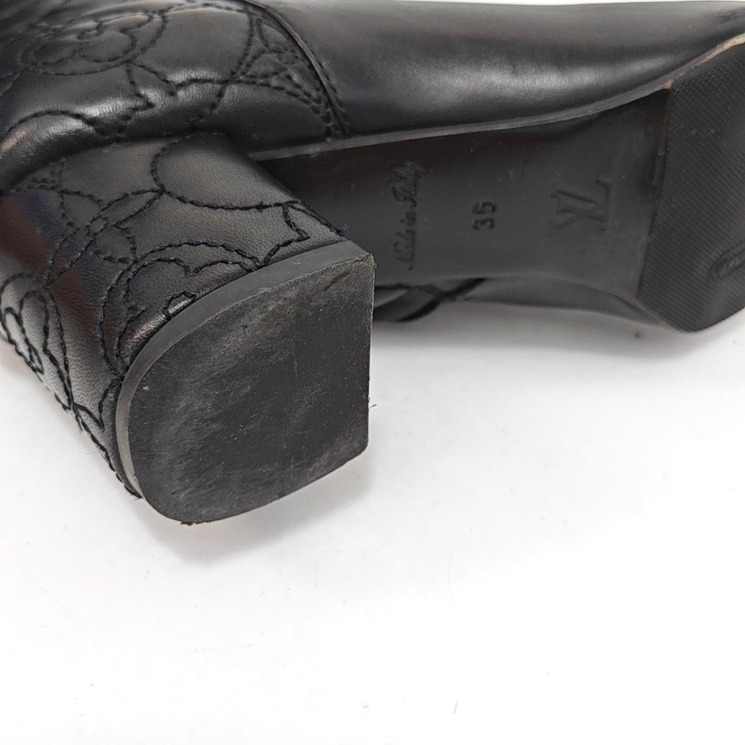 Louis Vuitton Louis Vuitton Monogram Embroidered Ankle Boots Size 35 Size US 5 / IT 35 - 13 Thumbnail