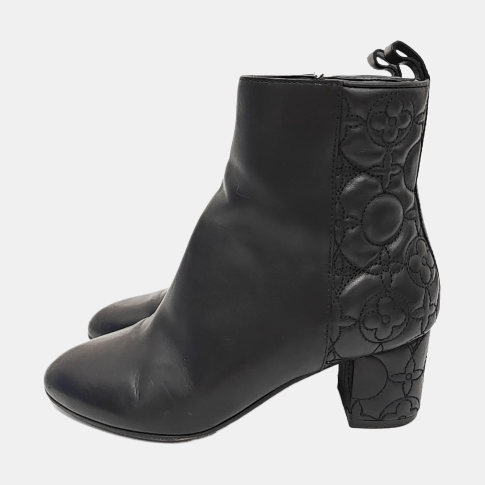 Louis Vuitton Louis Vuitton Monogram Embroidered Ankle Boots Size 35 Size US 5 / IT 35 - 6 Thumbnail