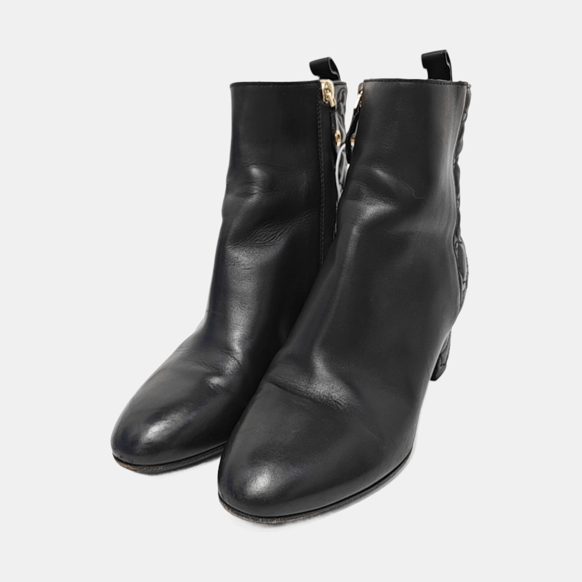 Louis Vuitton Louis Vuitton Monogram Embroidered Ankle Boots Size 35 Size US 5 / IT 35 - 2 Thumbnail