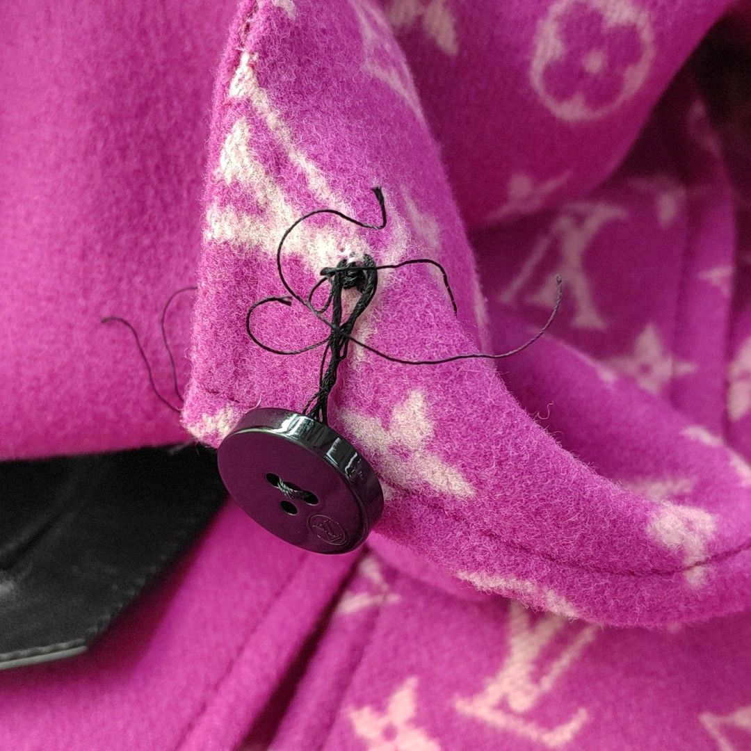 Louis Vuitton Louis Vuitton Monogram Wool Coat Size 40 Size M / US 6-8 / IT 42-44 - 7 Thumbnail