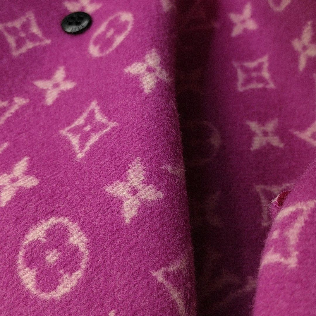 Louis Vuitton Louis Vuitton Monogram Wool Coat Size 40 Size M / US 6-8 / IT 42-44 - 8 Thumbnail