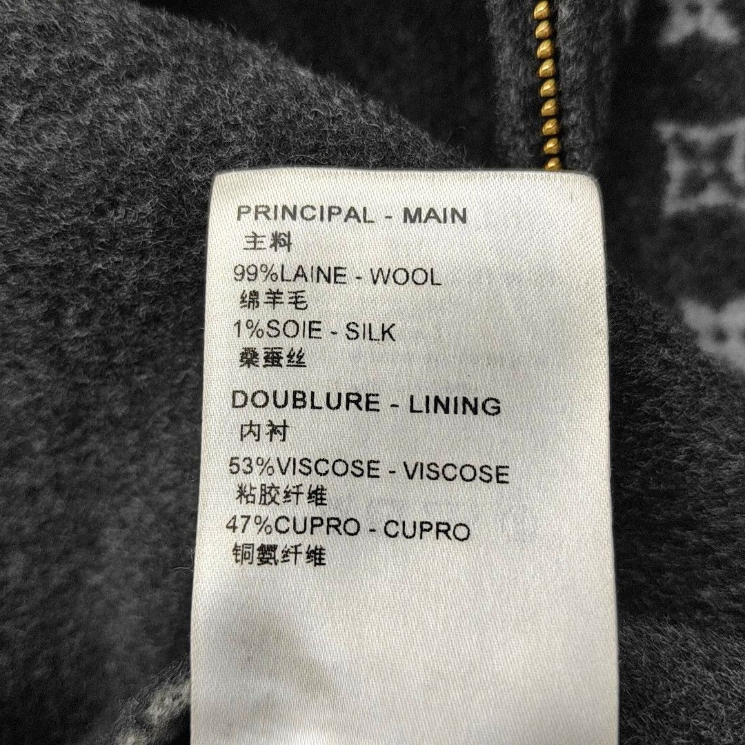 Louis Vuitton Louis Vuitton Monogram Wool Hoodie Jacket Size 32 Size XXS / US 00 / IT 34 - 3 Thumbnail