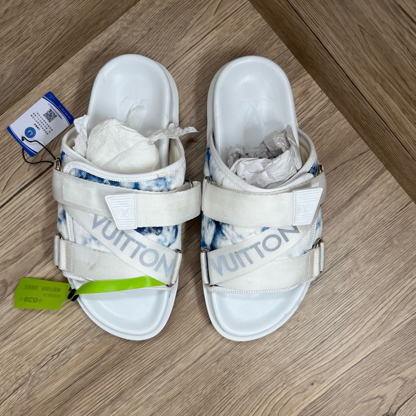 Louis Vuitton Louis Vuitton Tie-Dye Honolulu Sandals US 7.5 Size US 7.5 / EU 40-41 - 3 Thumbnail