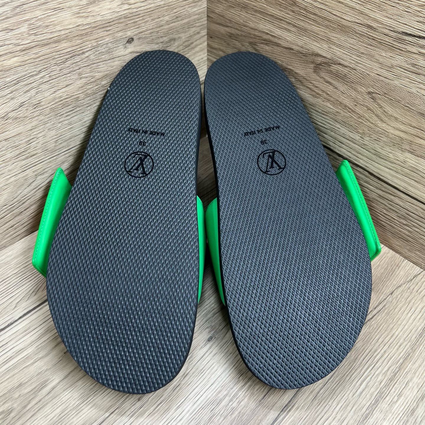 Louis Vuitton Louis Vuitton Green Comfort Sandals Size 38 Size US 8 / IT 38 - 6 Thumbnail