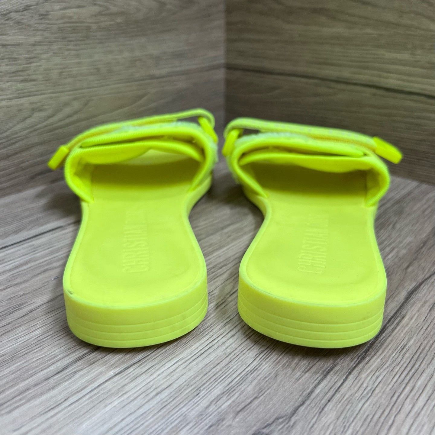 Dior Dior Neon Green Sandals Size 38 Size US 8 / IT 38 - 4 Thumbnail