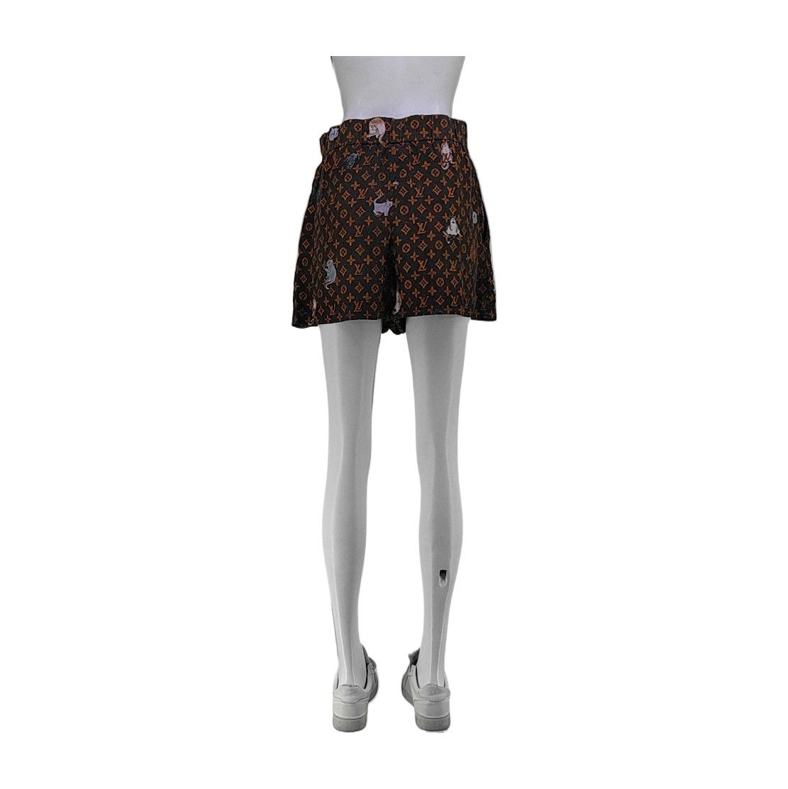 Louis Vuitton Louis Vuitton Monogram Silk Shorts Size 34 Size 25" / US 0 / IT 36 - 2 Thumbnail