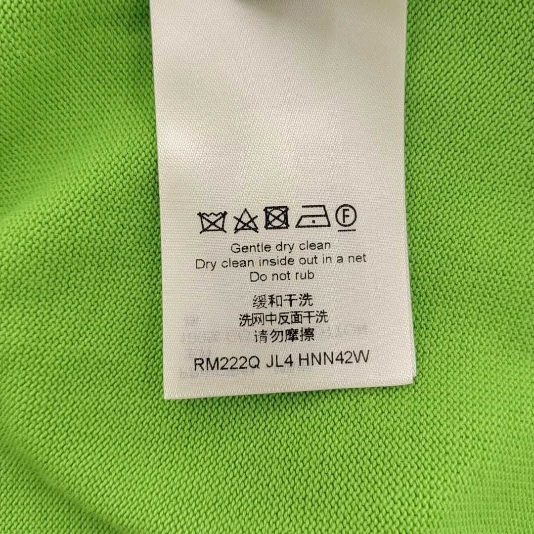 Louis Vuitton Louis Vuitton Green Cotton Knit T-Shirt Size M Size US M / EU 48-50 / 2 - 4 Thumbnail
