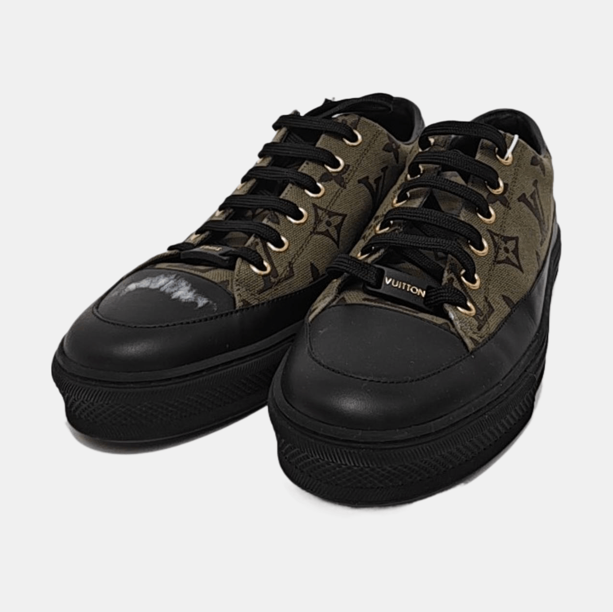 Louis Vuitton Louis Vuitton Monogram Canvas Low-Top Sneakers Size 37 Size US 7 / IT 37 - 2 Thumbnail