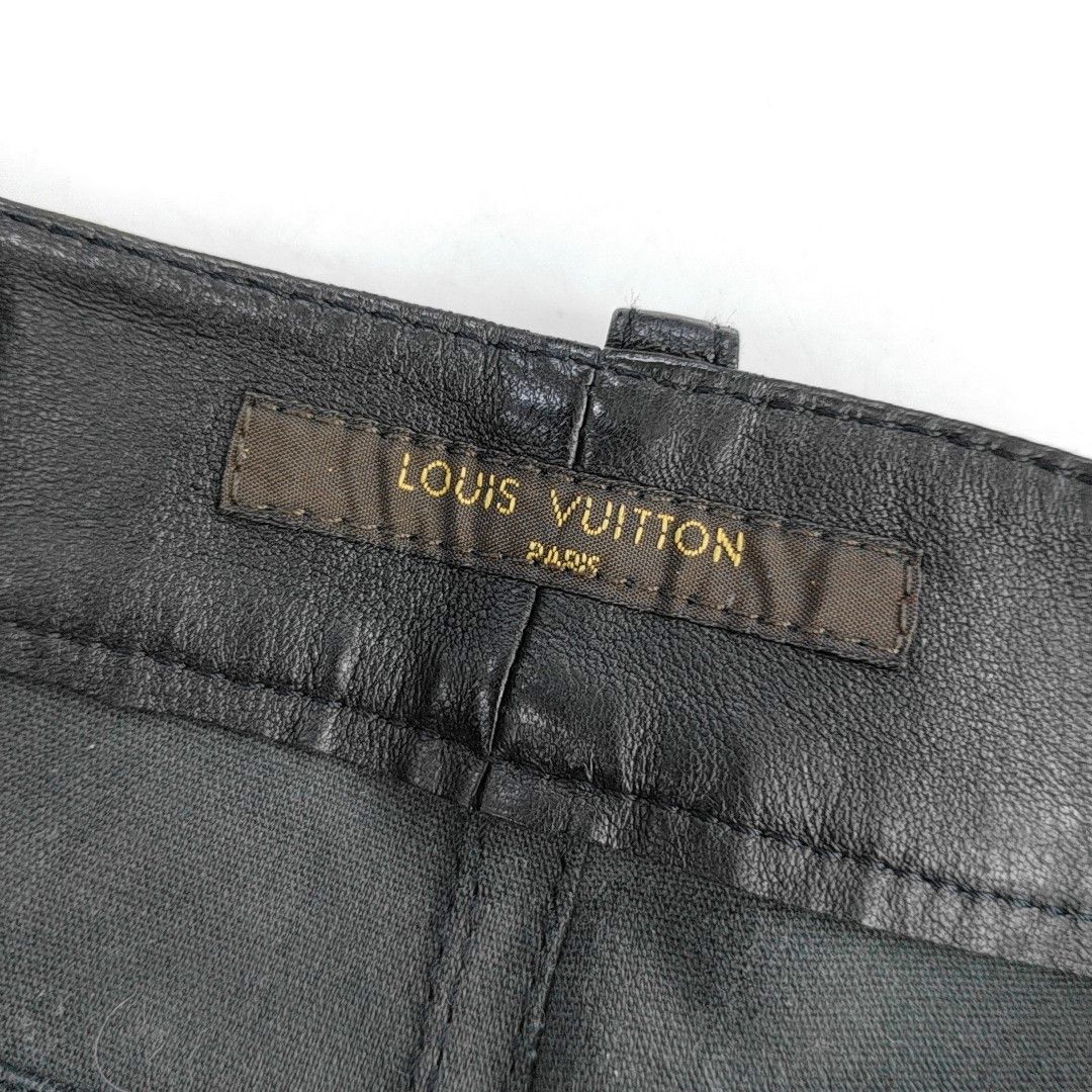 Louis Vuitton Louis Vuitton Lambskin Leather Pants Size 34 Size 25" / US 0 / IT 36 - 7 Thumbnail