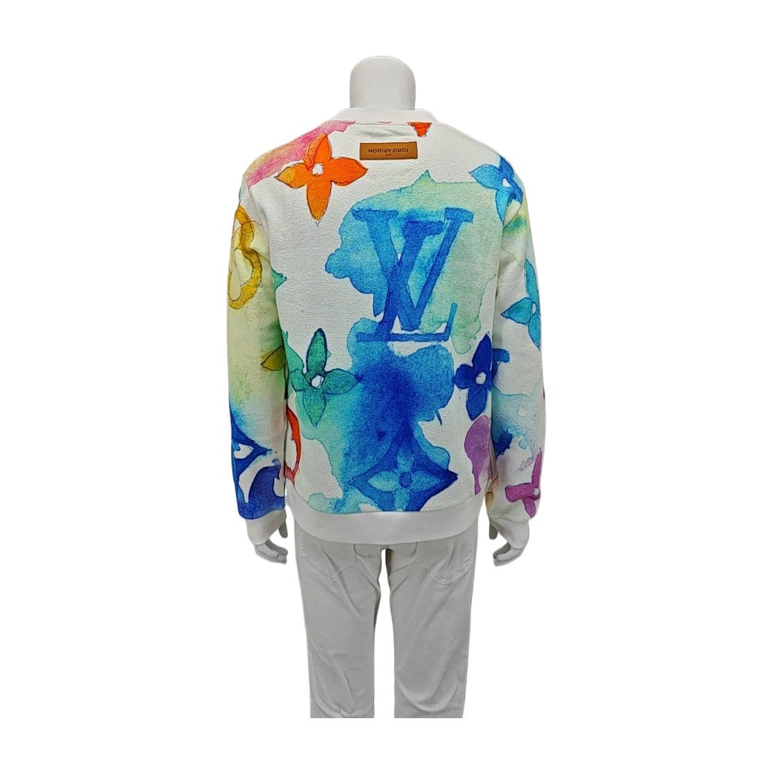 Louis Vuitton Louis Vuitton Watercolor Monogram Sweatshirt Size L Size US L / EU 52-54 / 3 - 2 Thumbnail