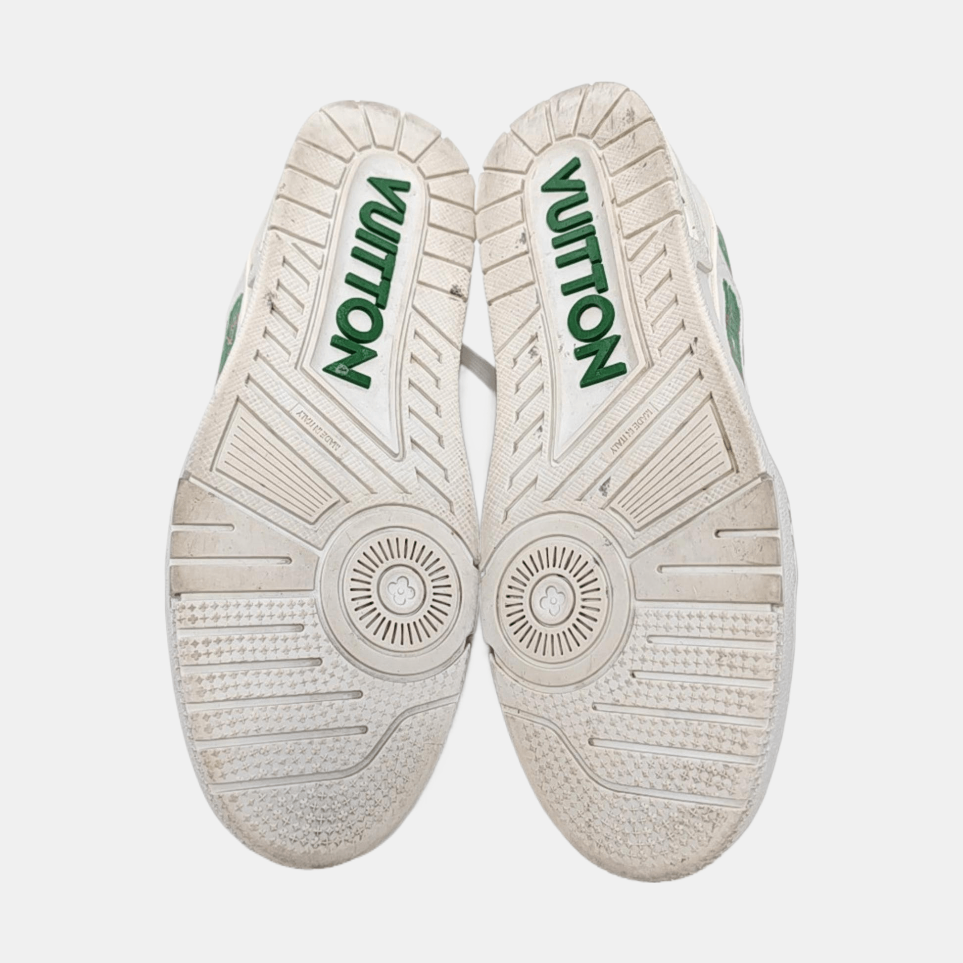 Louis Vuitton LOUIS VUITTON Green Brushstroke Low-Top Sneakers US 9 Size US 9 / EU 42 - 5 Thumbnail