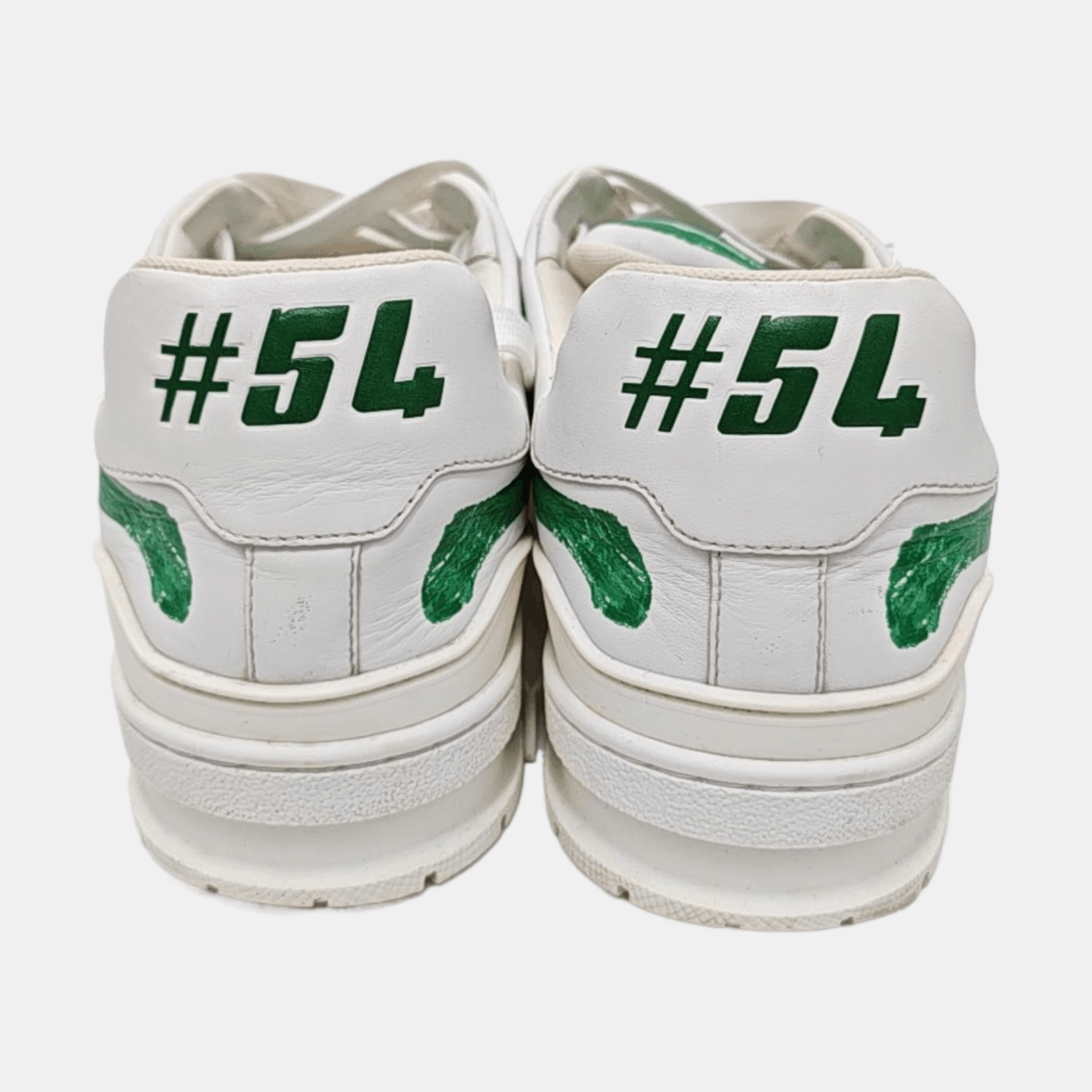 Louis Vuitton LOUIS VUITTON Green Brushstroke Low-Top Sneakers US 9 Size US 9 / EU 42 - 4 Thumbnail