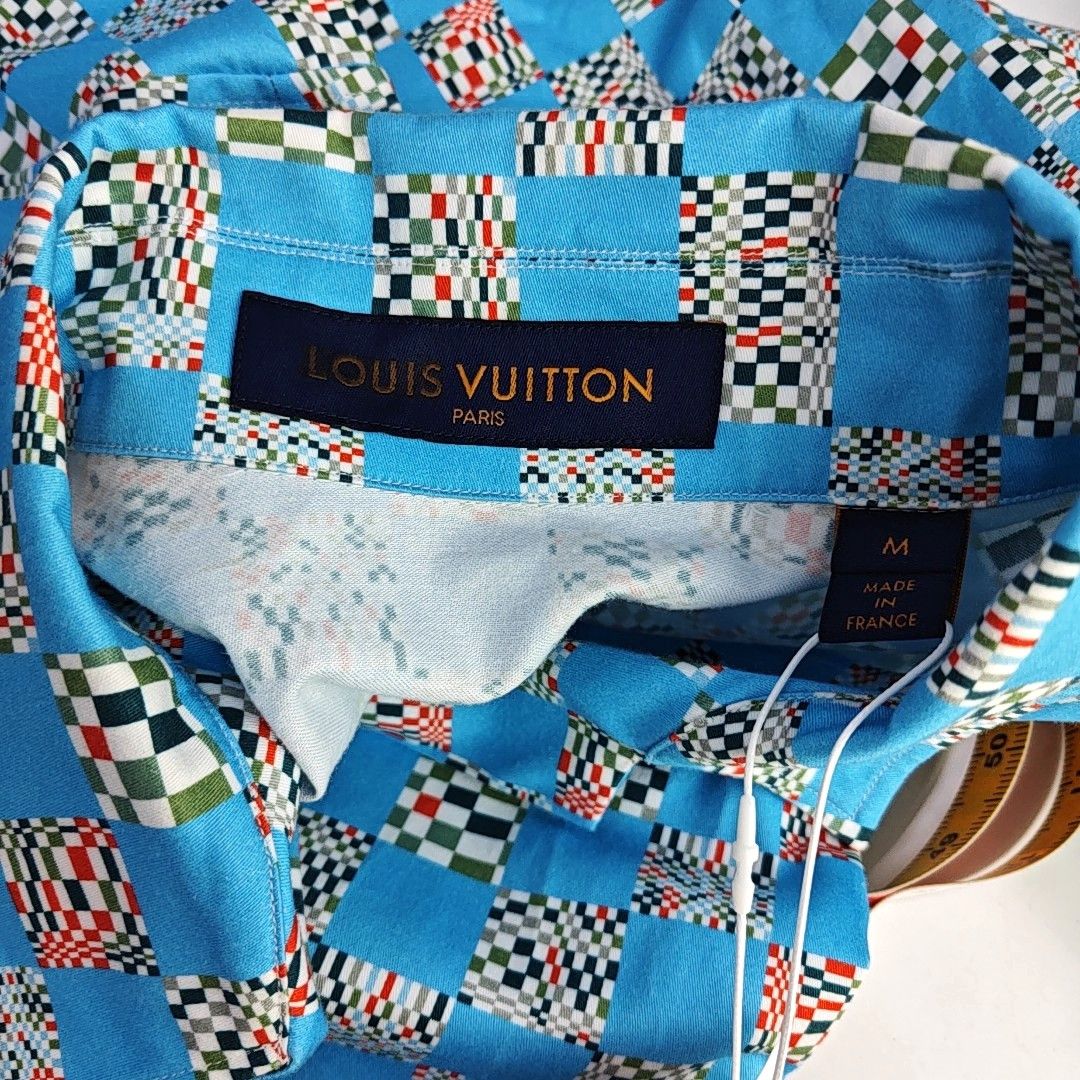 Louis Vuitton Louis Vuitton Checkerboard Shirt Size M Size US M / EU 48-50 / 2 - 5 Thumbnail