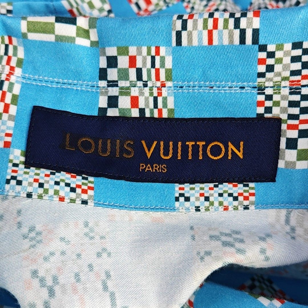 Louis Vuitton Louis Vuitton Checkerboard Shirt Size M Size US M / EU 48-50 / 2 - 6 Thumbnail