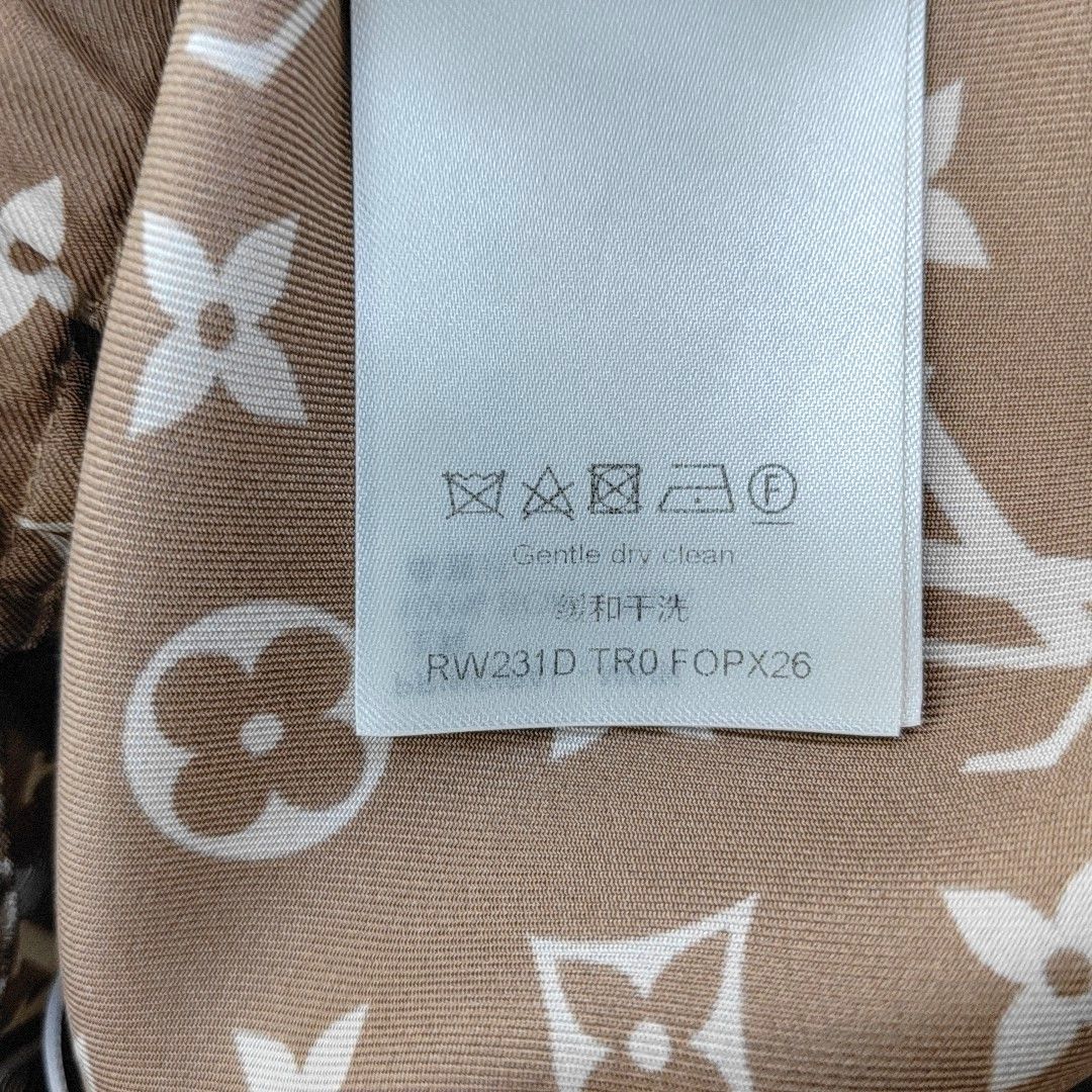 Louis Vuitton Louis Vuitton Monogram Silk Pants Size 38 Size 27" / US 4 / IT 40 - 4 Thumbnail