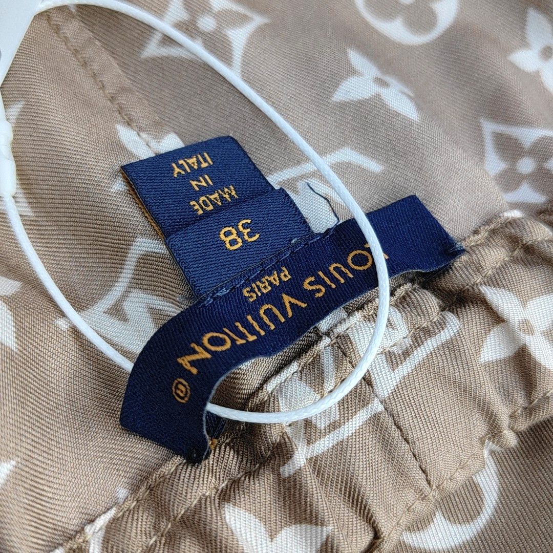 Louis Vuitton Louis Vuitton Monogram Silk Pants Size 38 Size 27" / US 4 / IT 40 - 7 Thumbnail