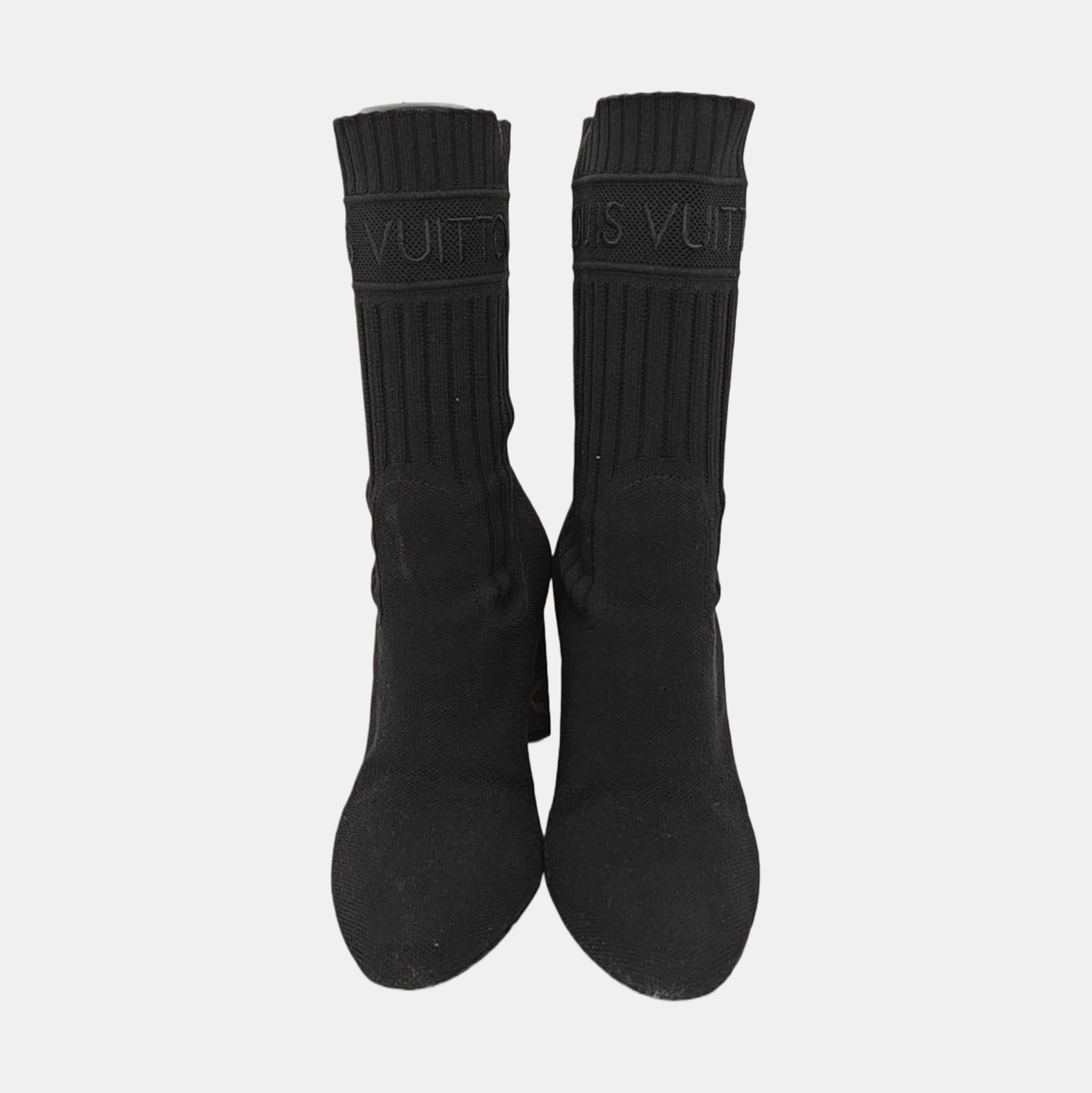 Louis Vuitton Louis Vuitton Monogram Heel Knit Boots Size 36 Size US 6 / IT 36 - 3 Thumbnail