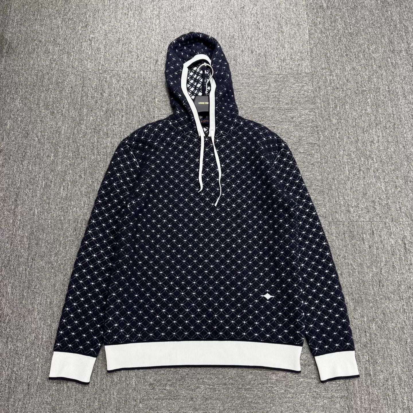 Louis Vuitton Louis Vuitton Monogram Jacquard Hoodie Size M Size US M / EU 48-50 / 2 - 2 Thumbnail