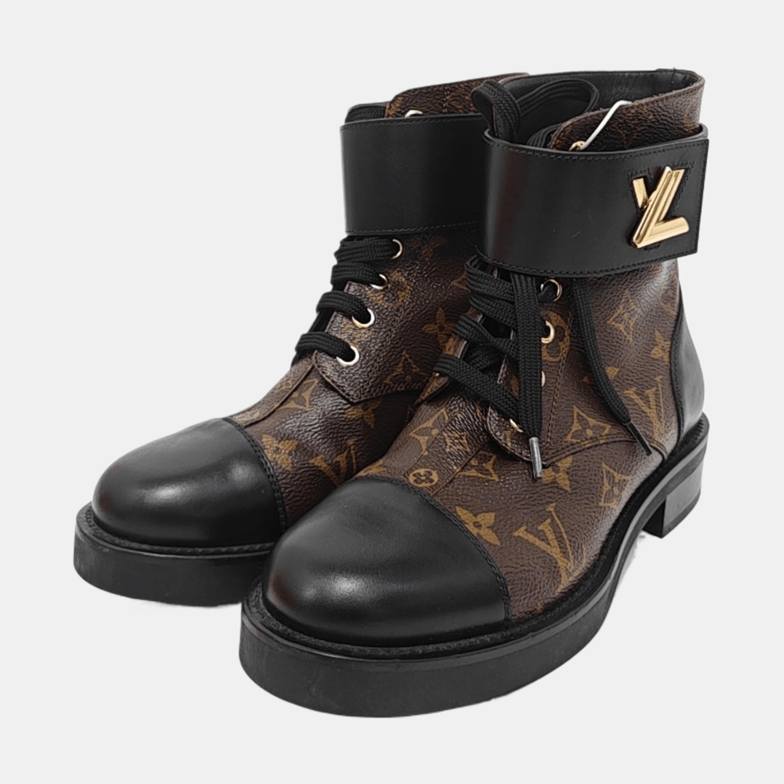 Louis Vuitton Louis Vuitton Monogram Leather Boots Size 36 Size US 6 / IT 36 - 2 Thumbnail
