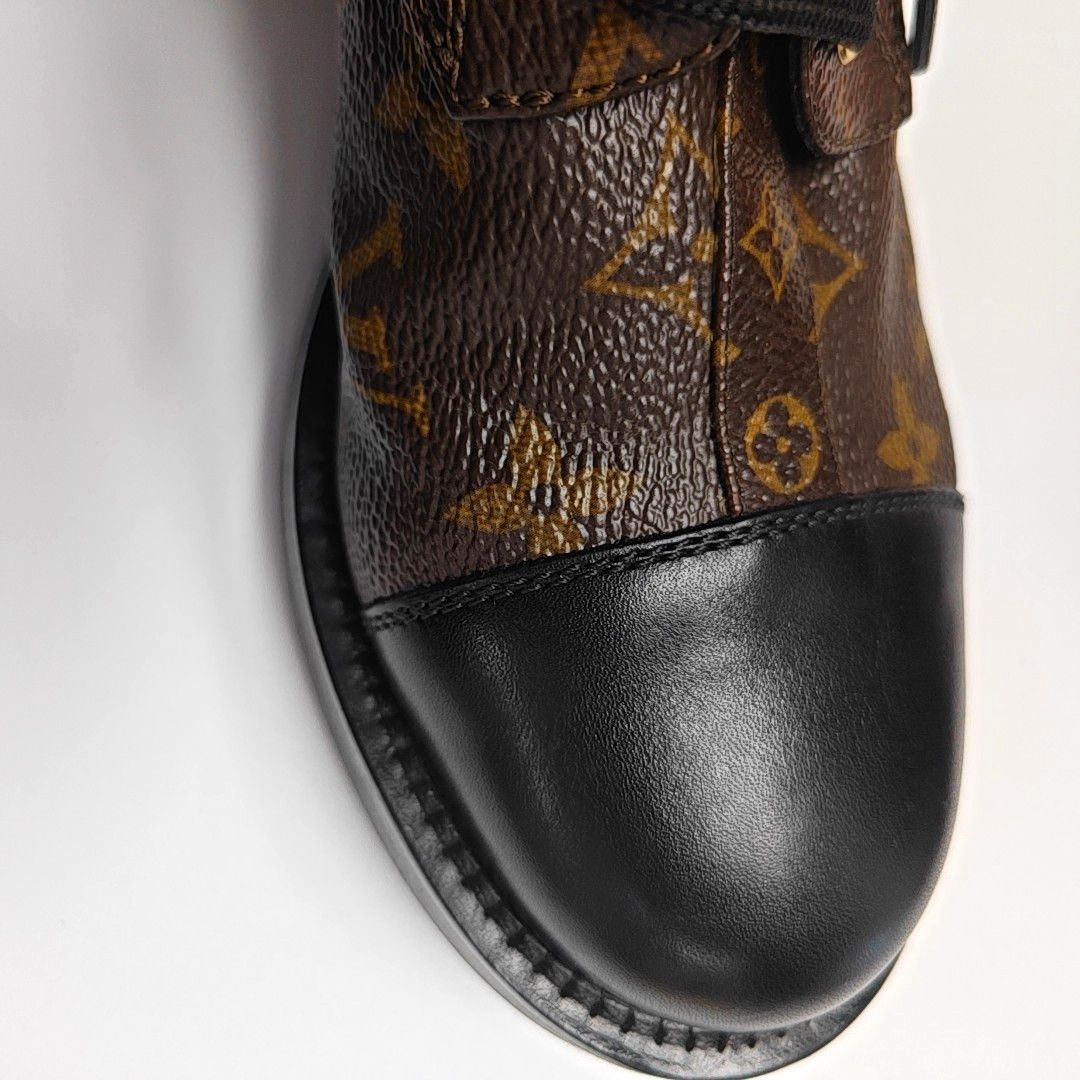 Louis Vuitton Louis Vuitton Monogram Leather Boots Size 36 Size US 6 / IT 36 - 8 Thumbnail