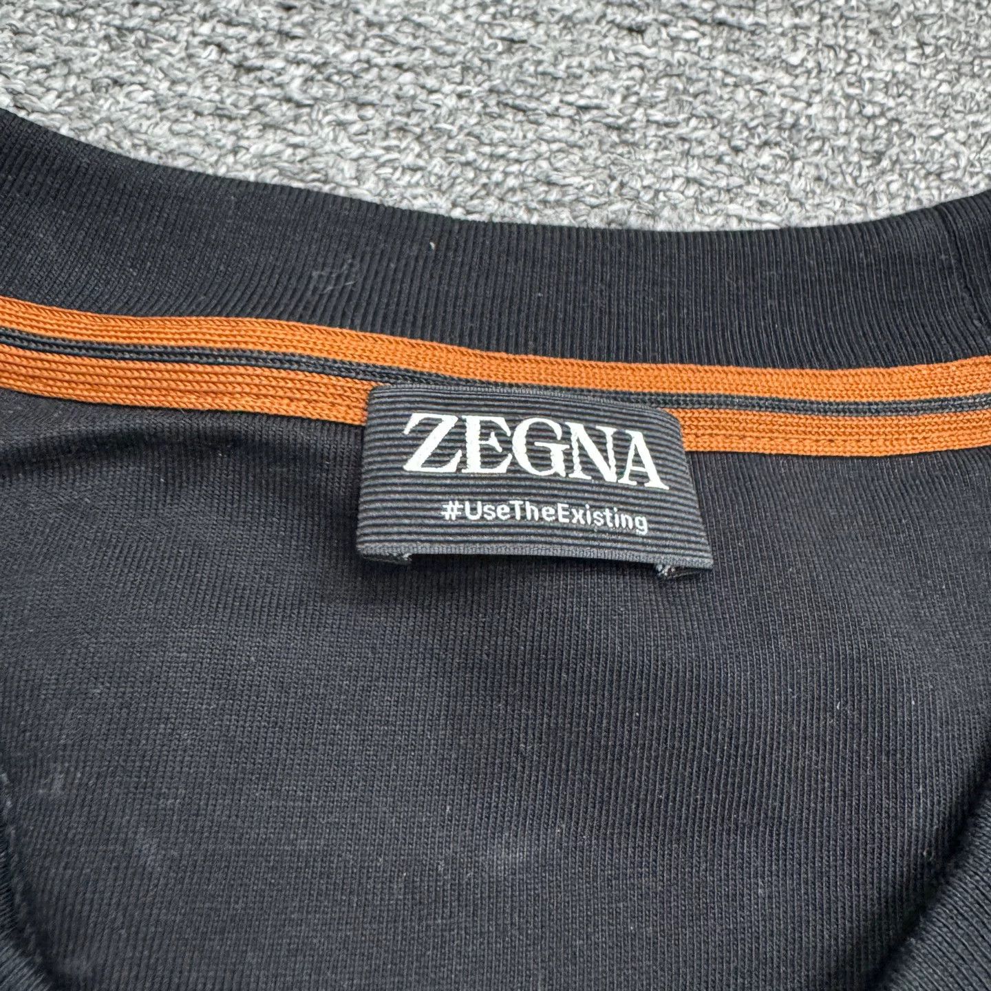 Z Zegna Zegna Logo Print T-Shirt Size XL Size US XL / EU 56 / 4 - 3 Thumbnail