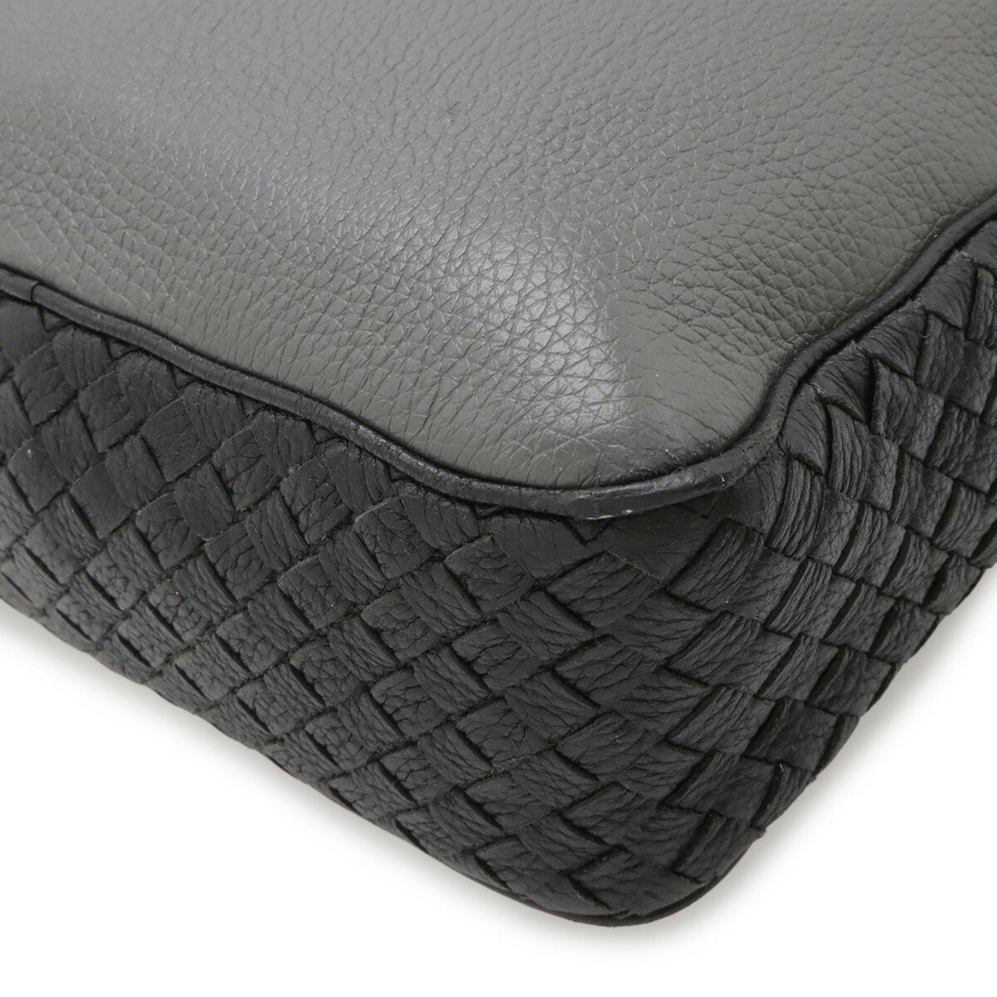 Bottega Veneta Bottega Veneta Intrecciato Shoulder Bag Black 451152 Size ONE SIZE - 4 Thumbnail