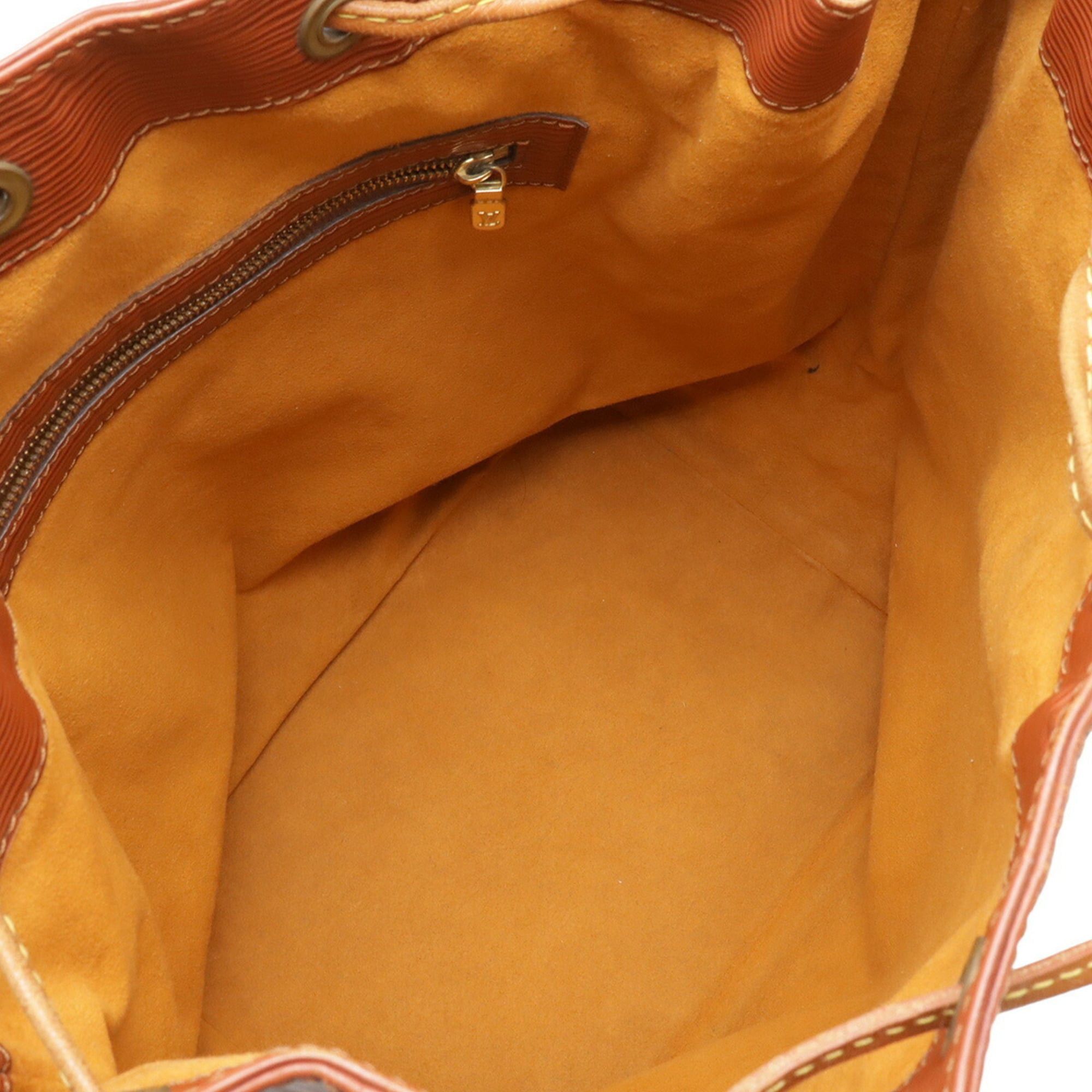 Louis Vuitton Louis Vuitton Epi Noe Shoulder Bag, Bicolor Leather, Kenya Brown & Zipangu Gold, M44028 Size ONE SIZE - 6 Thumbnail
