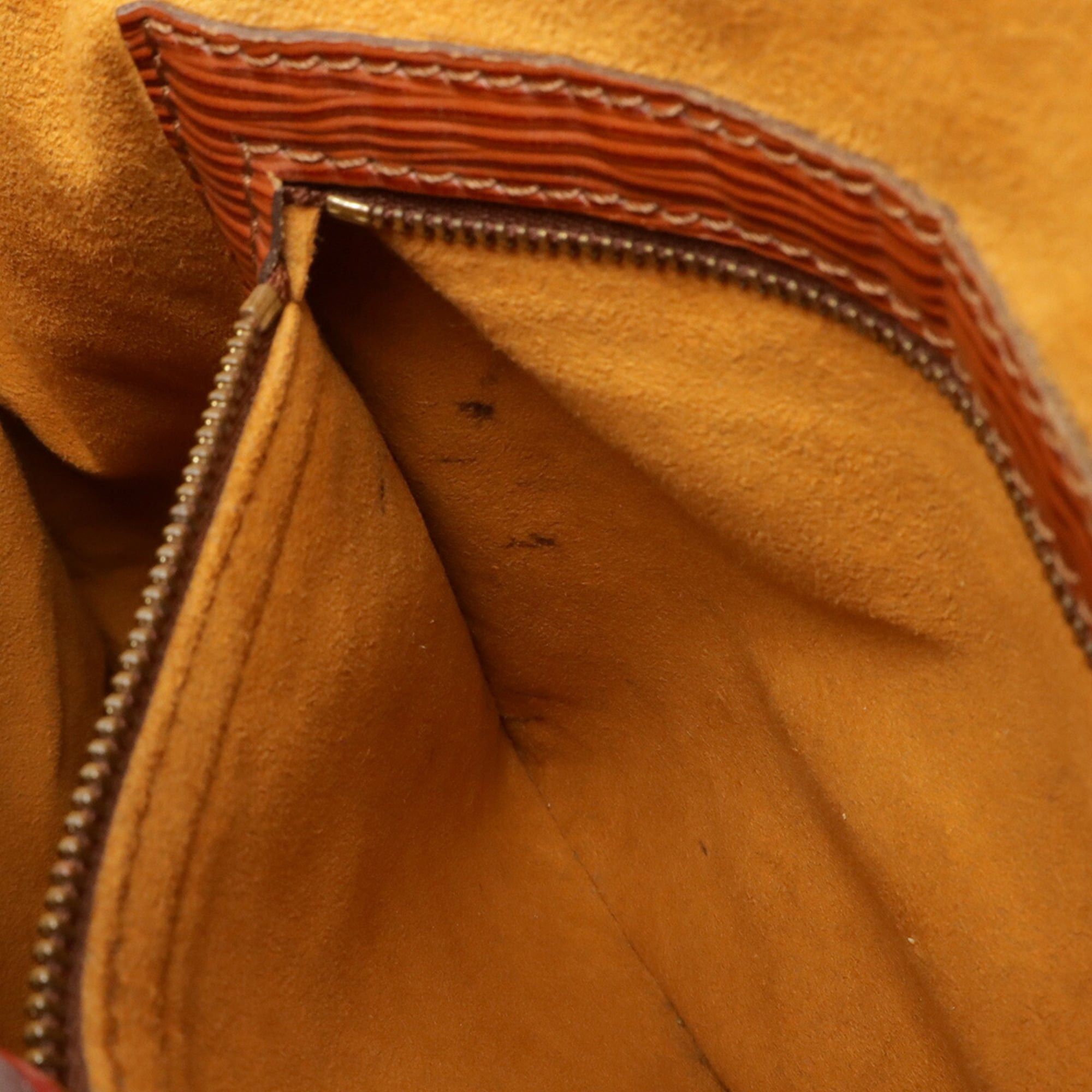 Louis Vuitton Louis Vuitton Epi Noe Shoulder Bag, Bicolor Leather, Kenya Brown & Zipangu Gold, M44028 Size ONE SIZE - 8 Thumbnail