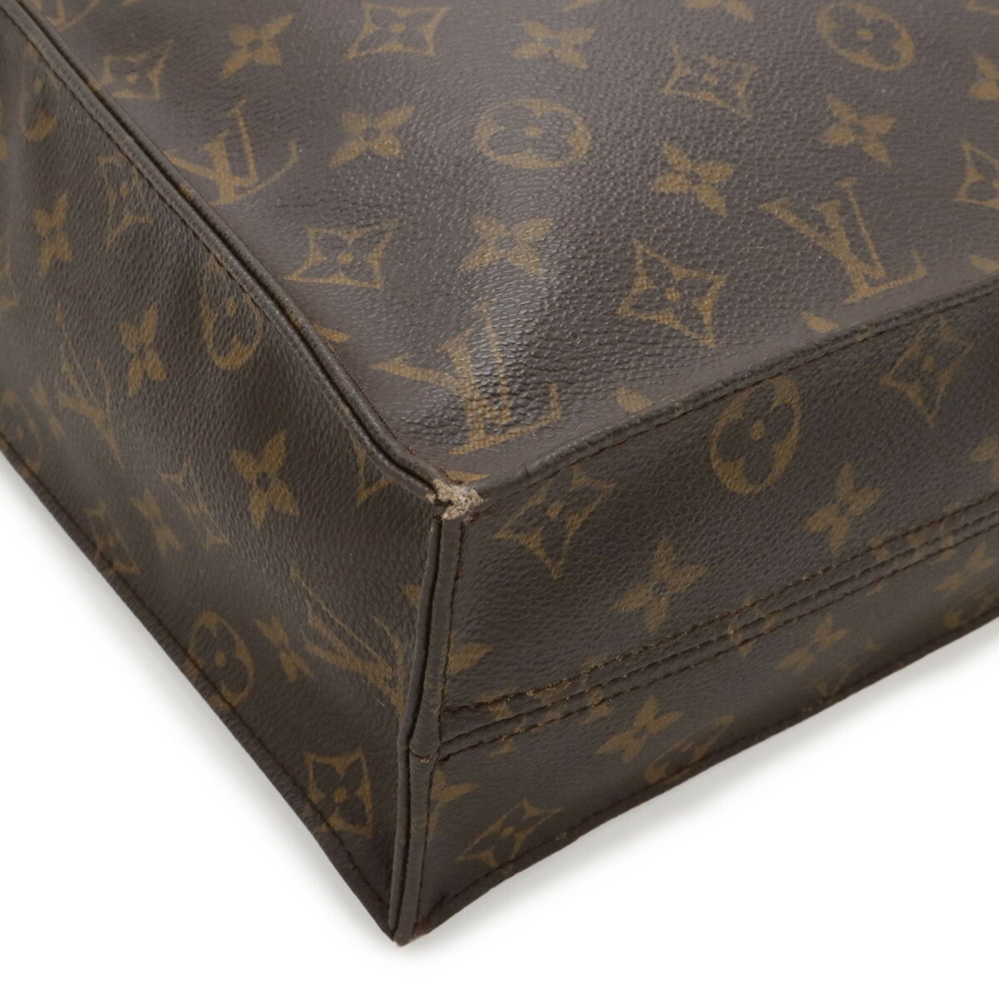 Louis Vuitton Louis Vuitton Monogram Sac Plat Tote Bag Handbag Square Shape M51140 Size ONE SIZE - 4 Thumbnail