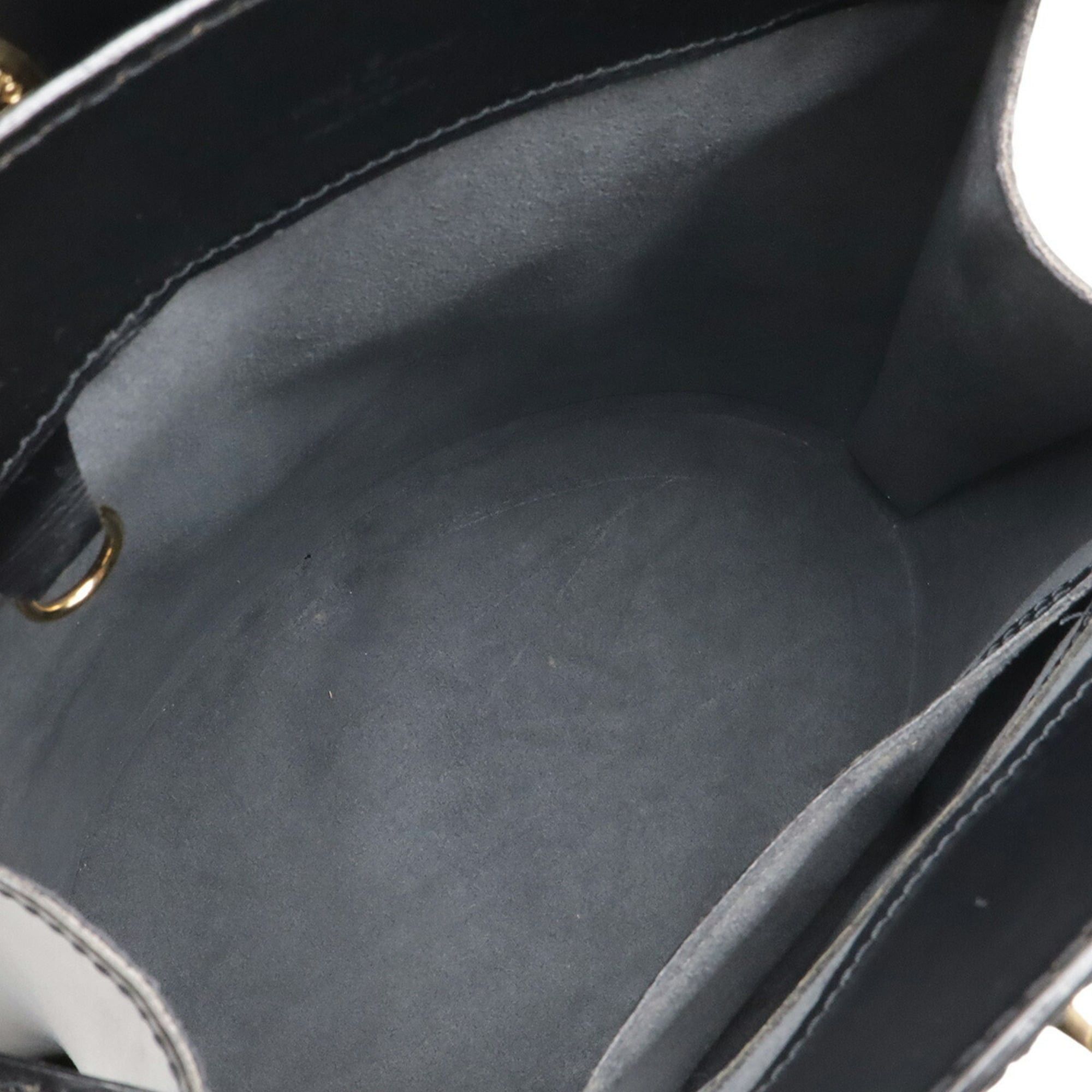 Louis Vuitton LOUIS VUITTON Epi Cluny Shoulder Bag, Leather, Noir Black, M52252 Size ONE SIZE - 7 Thumbnail