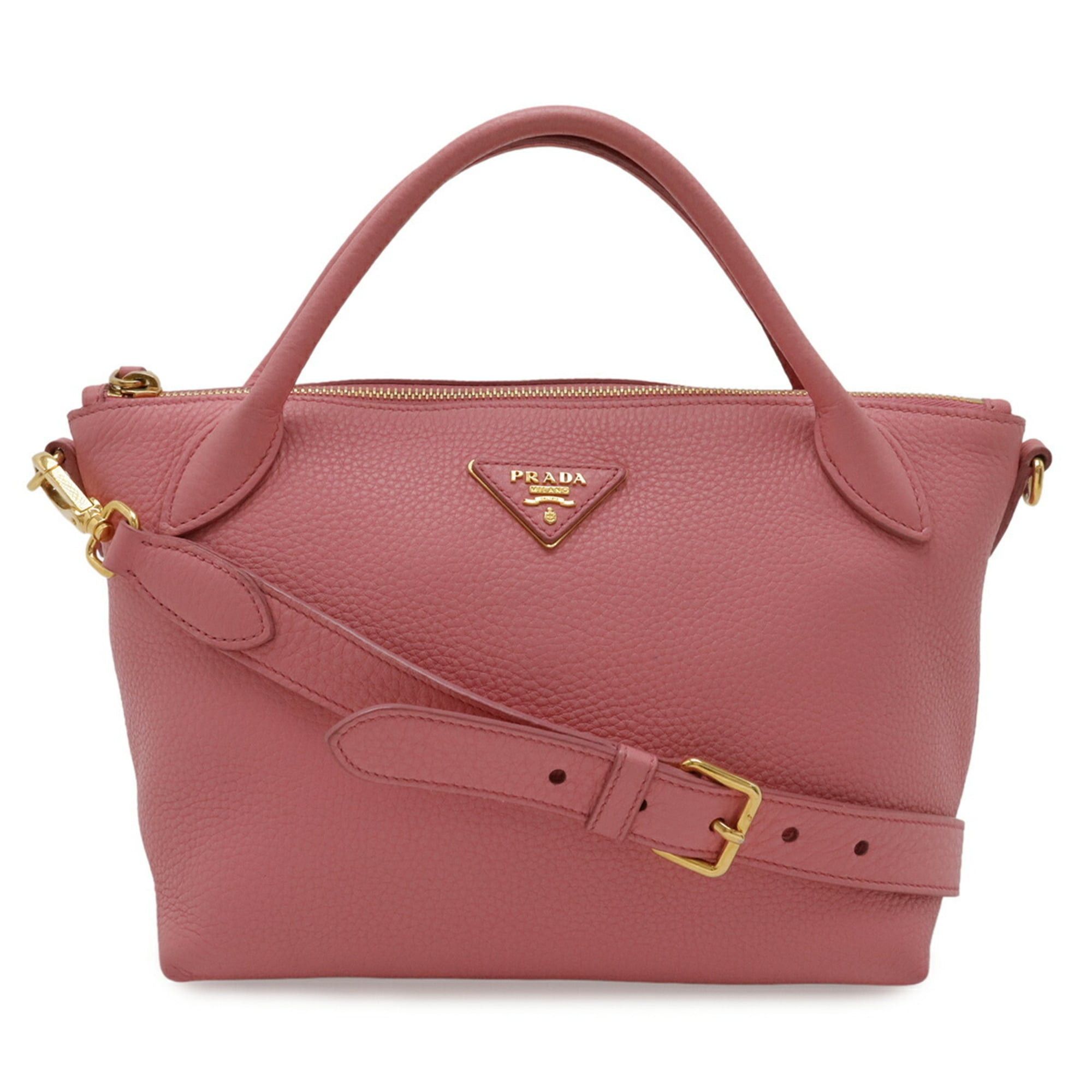 Prada PRADA VIT.DAINO Handbag/Shoulder Bag, Pink, 1BA111 Size ONE SIZE - 2 Thumbnail