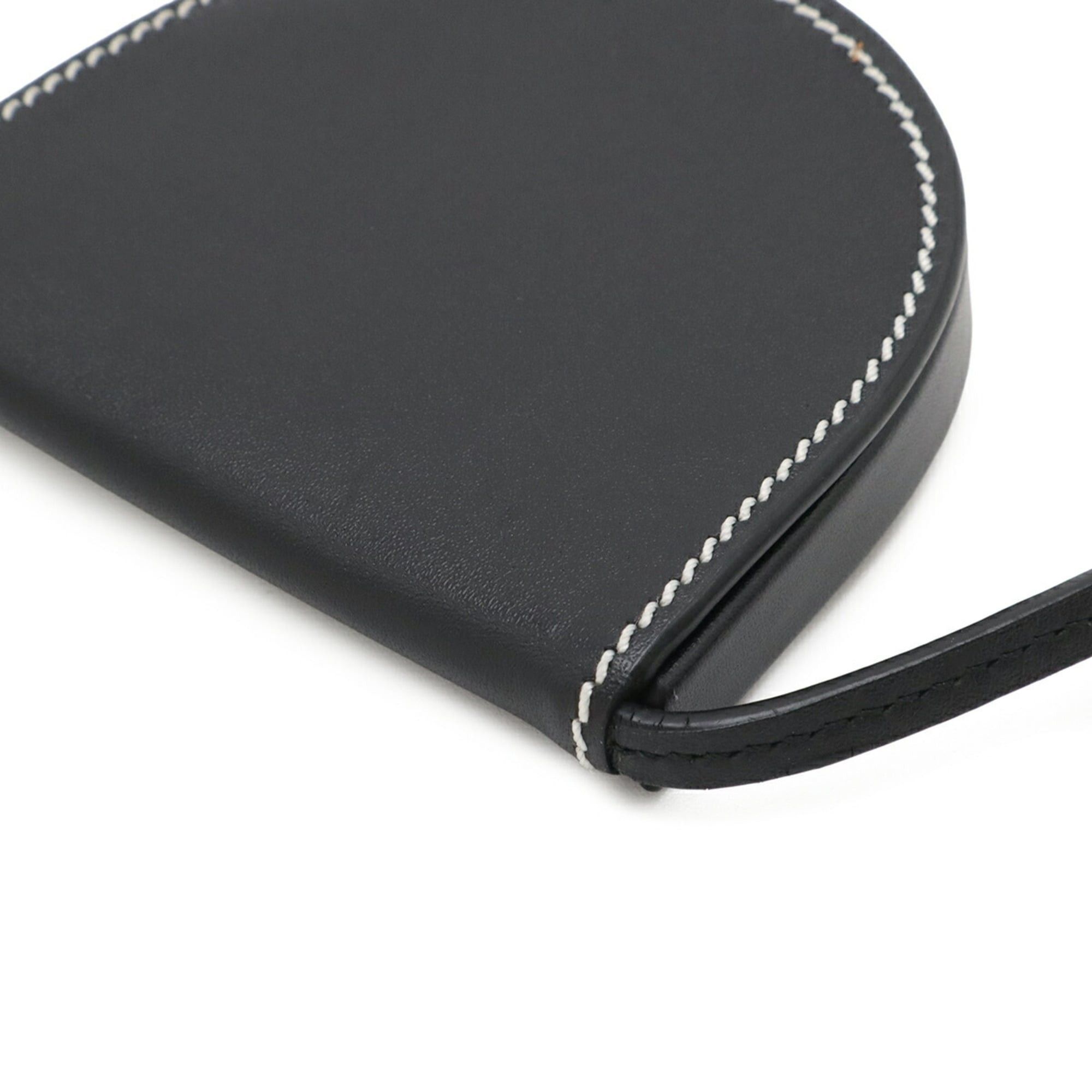 Loewe LOEWE Anagram Heel Pouch Mini Shoulder Bag, Pouch, Pochette, Calf Leather, Black, 109.54.15 Size ONE SIZE - 4 Thumbnail