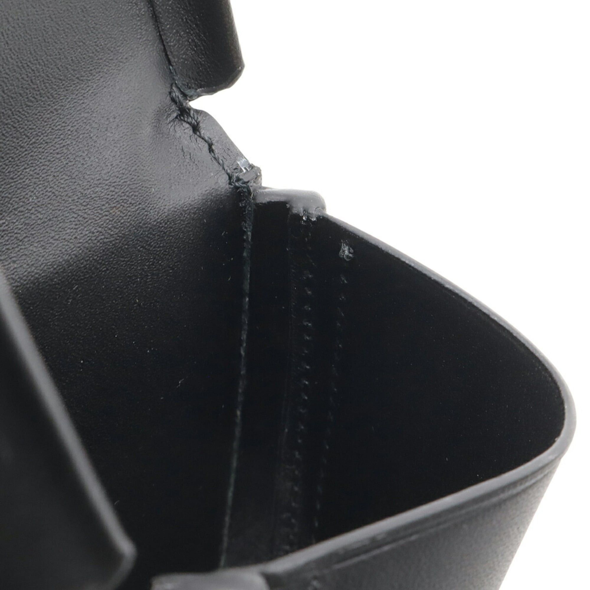 Loewe LOEWE Anagram Heel Pouch Mini Shoulder Bag, Pouch, Pochette, Calf Leather, Black, 109.54.15 Size ONE SIZE - 8 Thumbnail